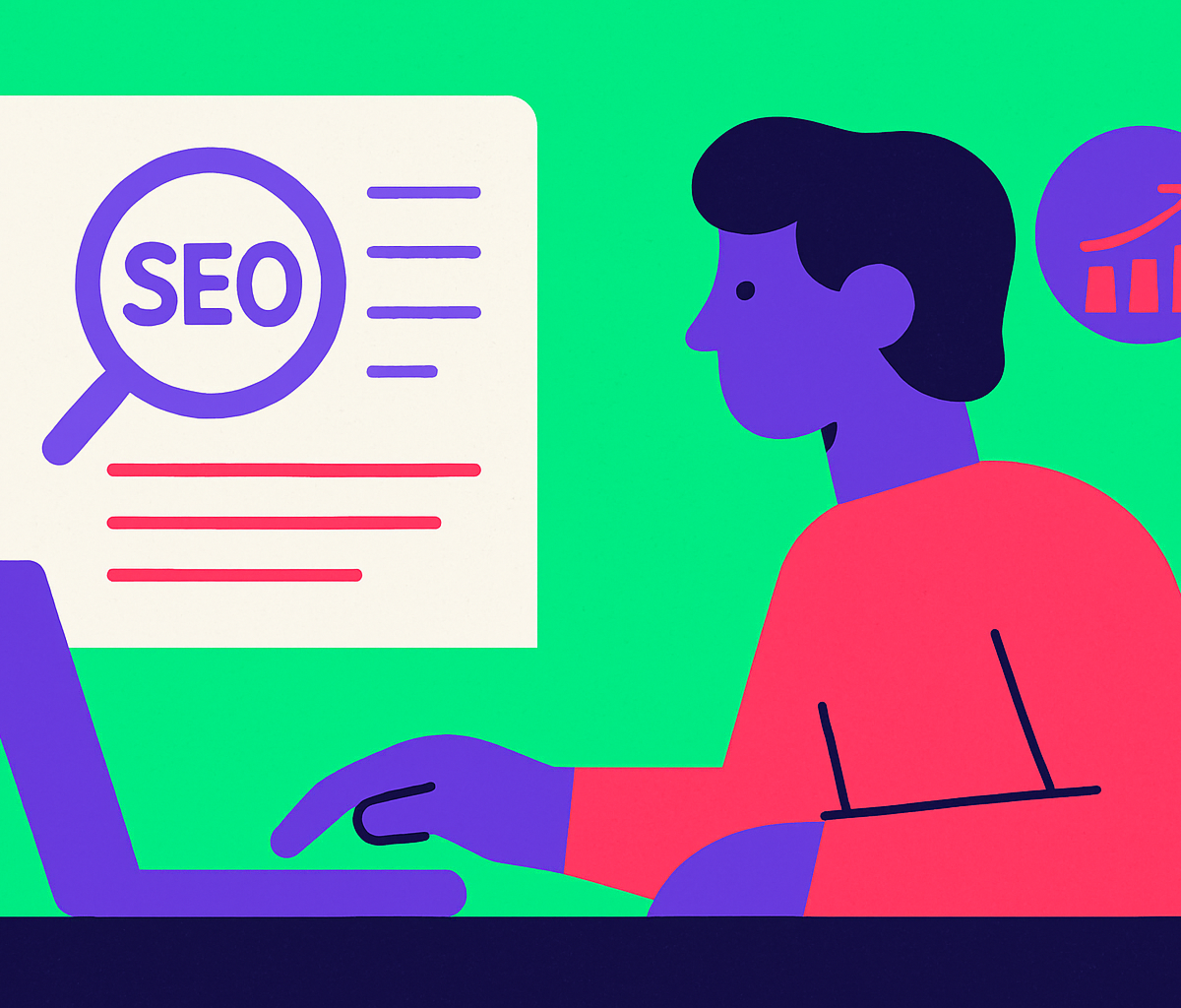Cover illustration for “What SEO Writing Actually Means in 2025”