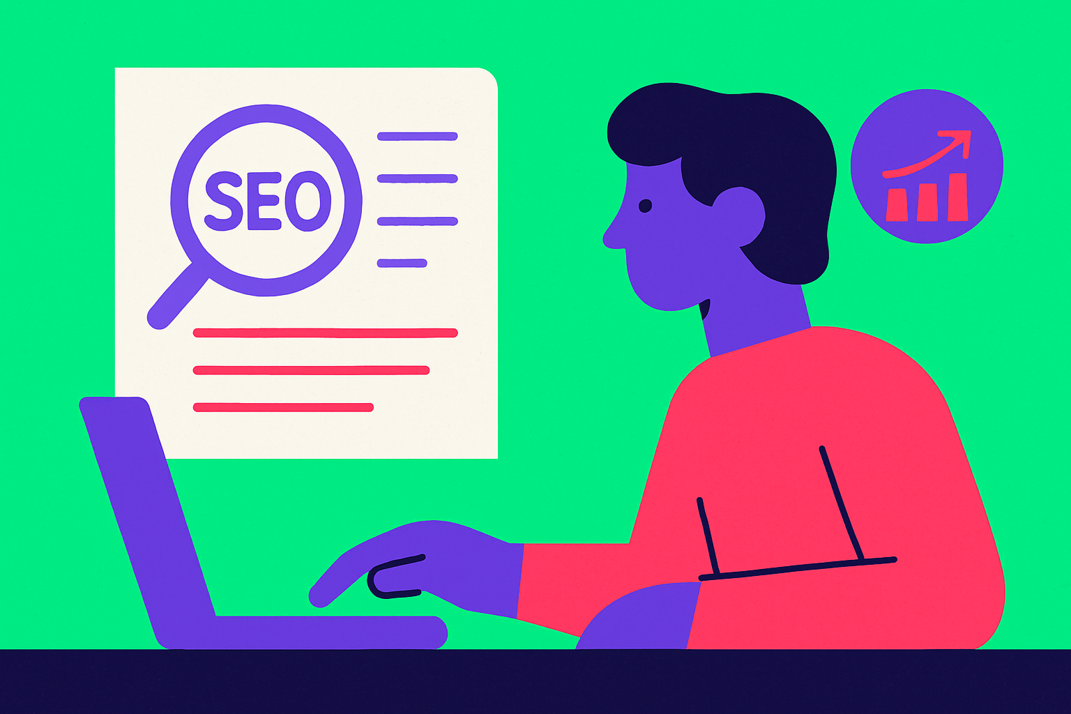 Cover illustration for “What SEO Writing Actually Means in 2025”