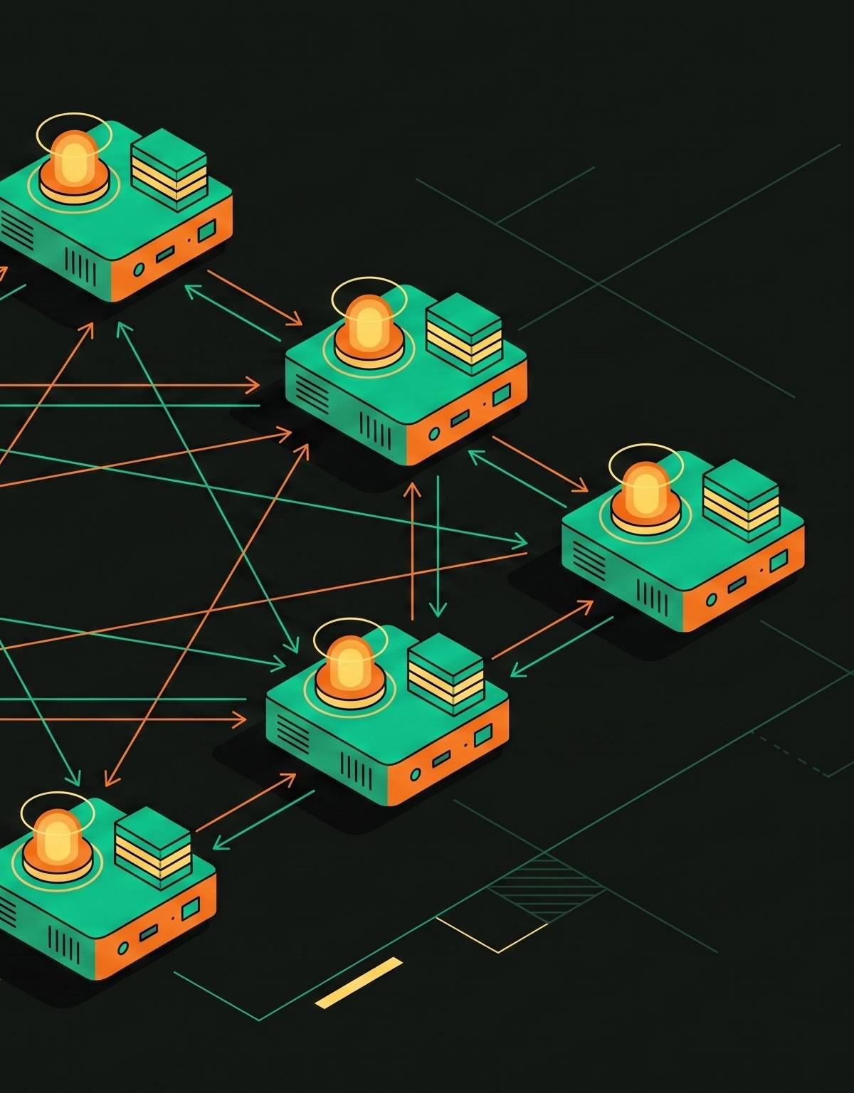 Cover illustration for “How to Run Stateful AI Agents at the Edge Without a Central Server”