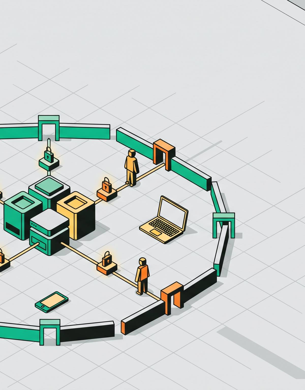 Cover illustration for “Zero Trust Architecture for Teams Under 50 People”