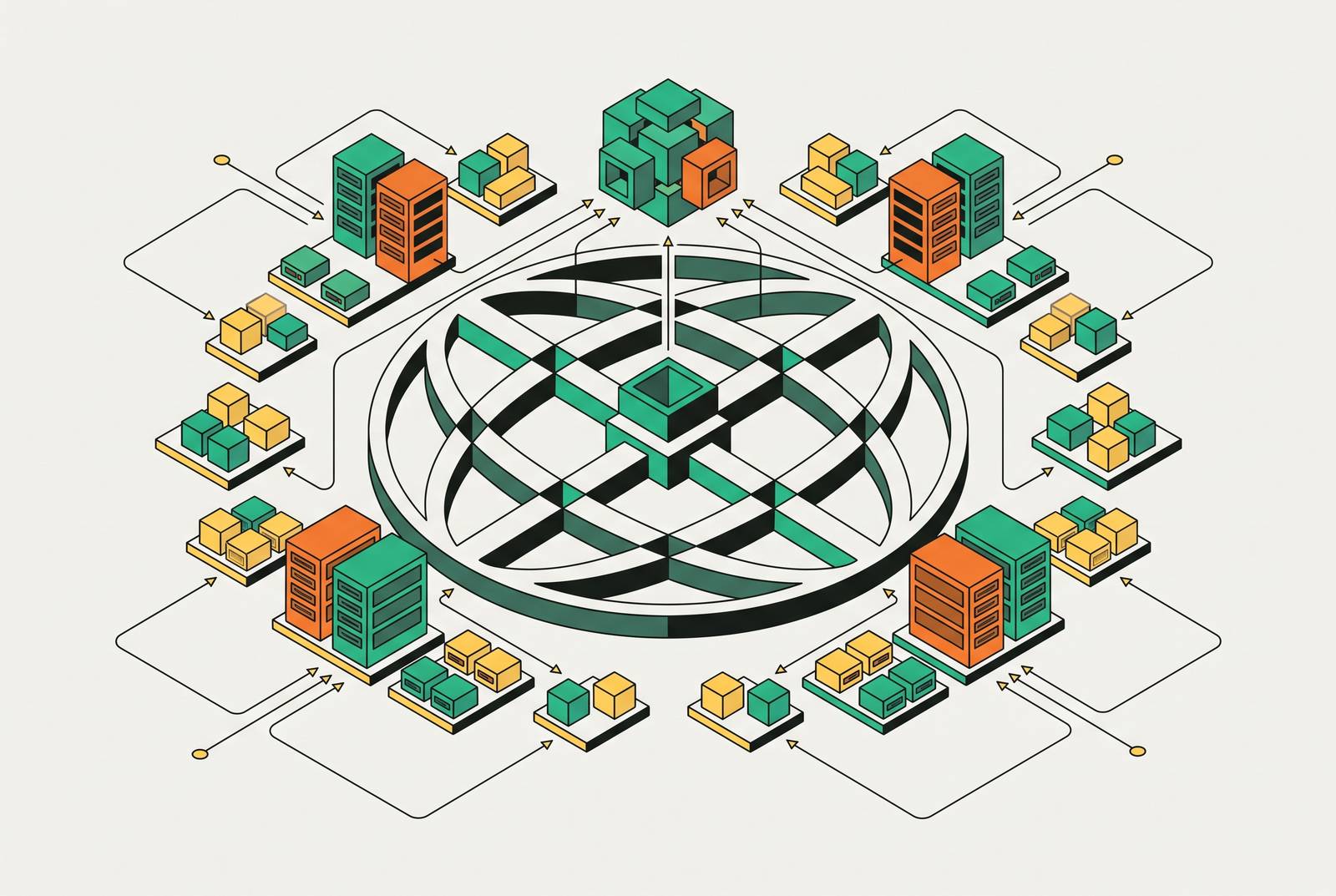 Cover illustration for “Global Latency Budgets for AI Inference APIs Served at the Edge”