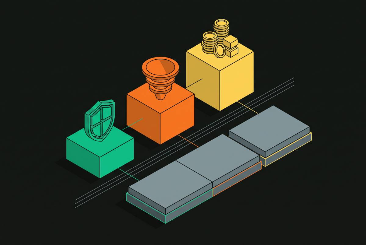 Cover illustration for “Total Cost of Ownership Comparison for WAF and DDoS Protection Tiers”