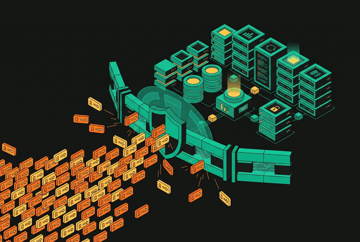 Cover illustration for “Credential Stuffing Attack Patterns and Infrastructure-Level Defenses”
