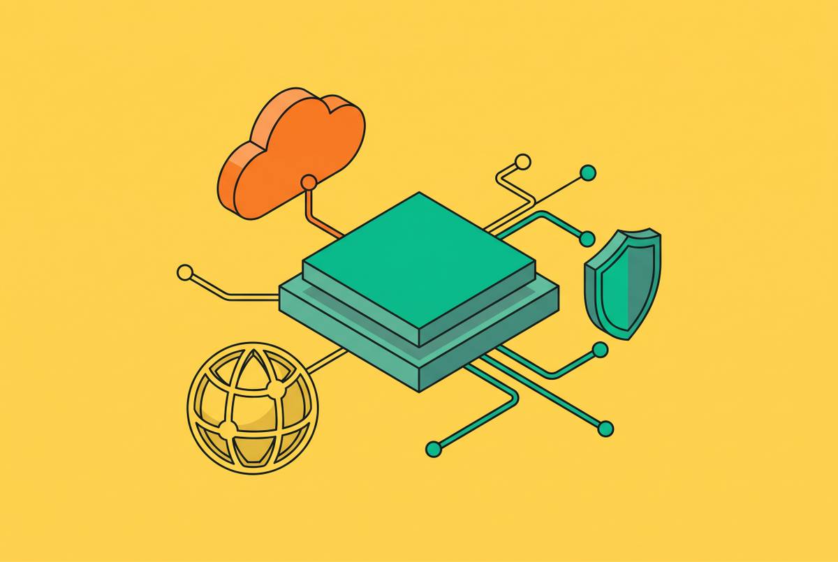 Cover illustration for “Single-vendor SASE platforms recognized across Gartner Magic Quadrant categories”
