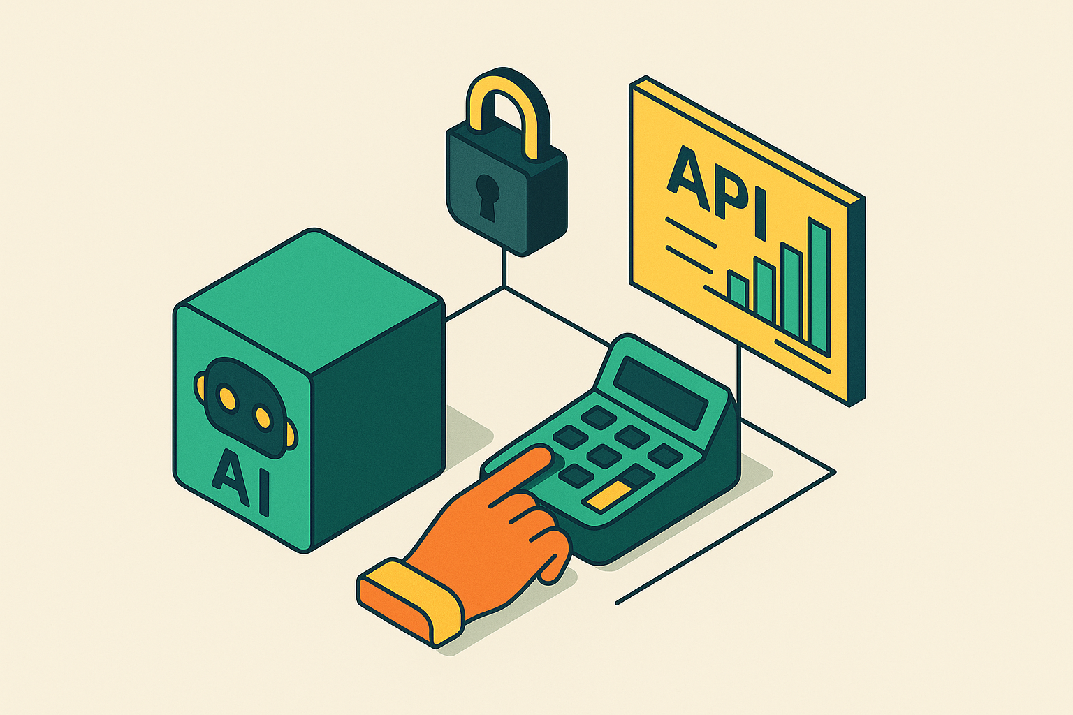 Cover illustration for “AI Agent Tool Use and External API Rate Limit Management”