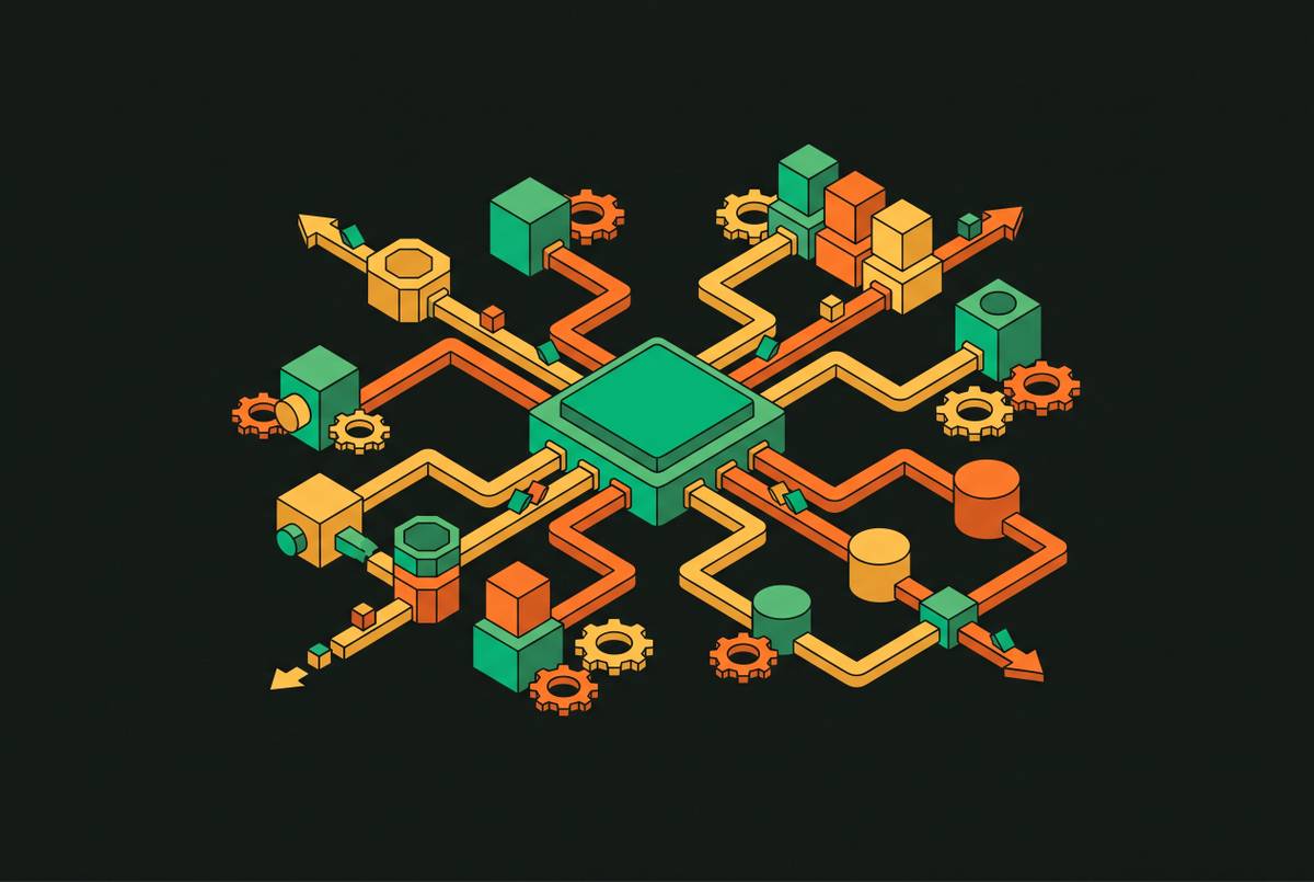 Cover illustration for “Agentic Workflow Orchestration Patterns in Production”