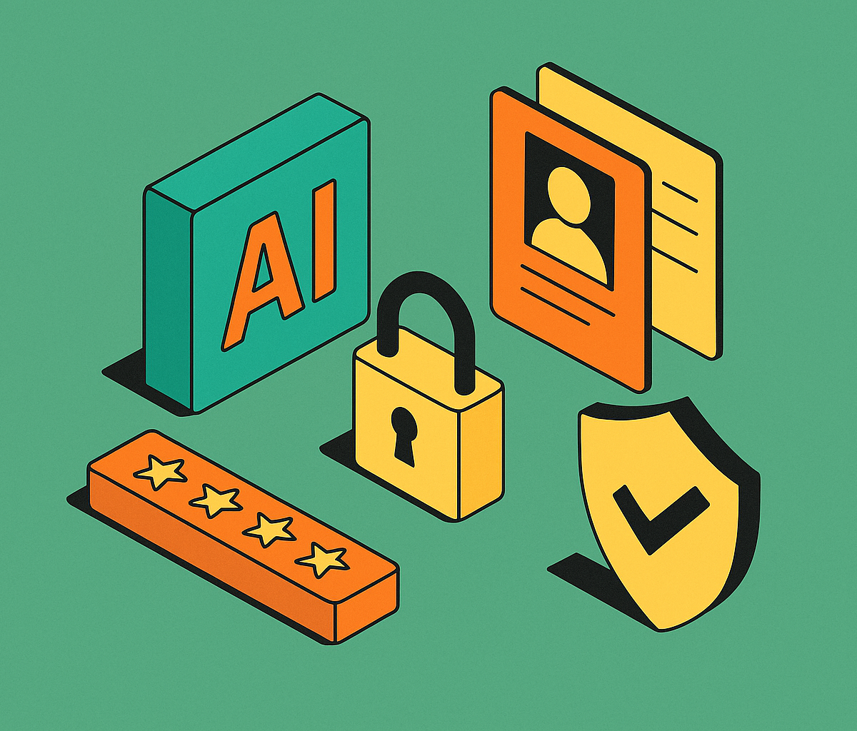 Cover illustration for “AI Agent Identity and Authentication Between Services”