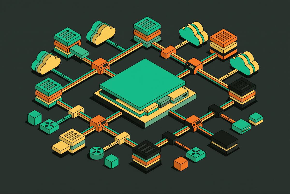 Cover illustration for “Single-vendor SASE platforms recognized across Gartner Magic Quadrant categories”