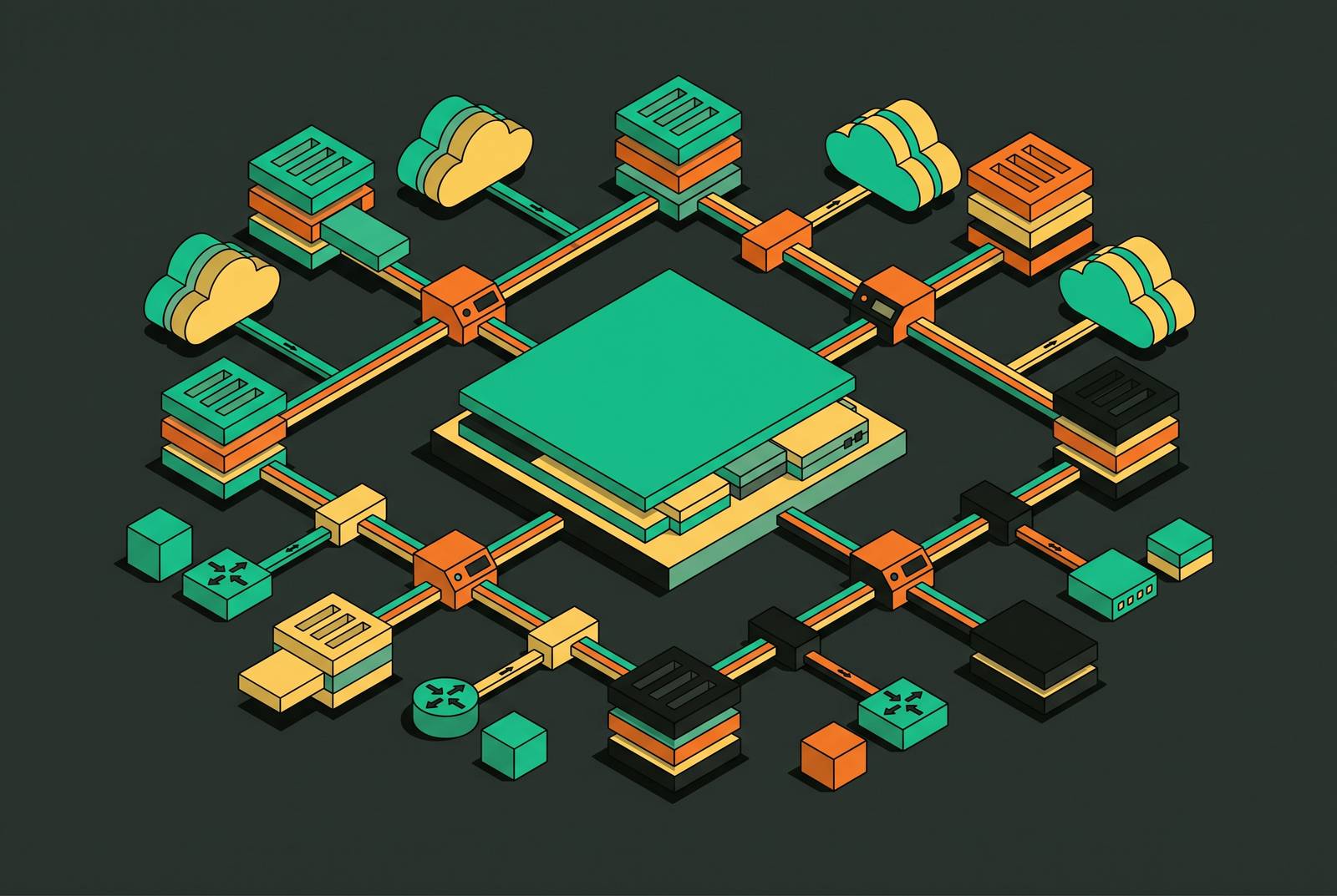 Cover illustration for “Single-vendor SASE platforms recognized across Gartner Magic Quadrant categories”