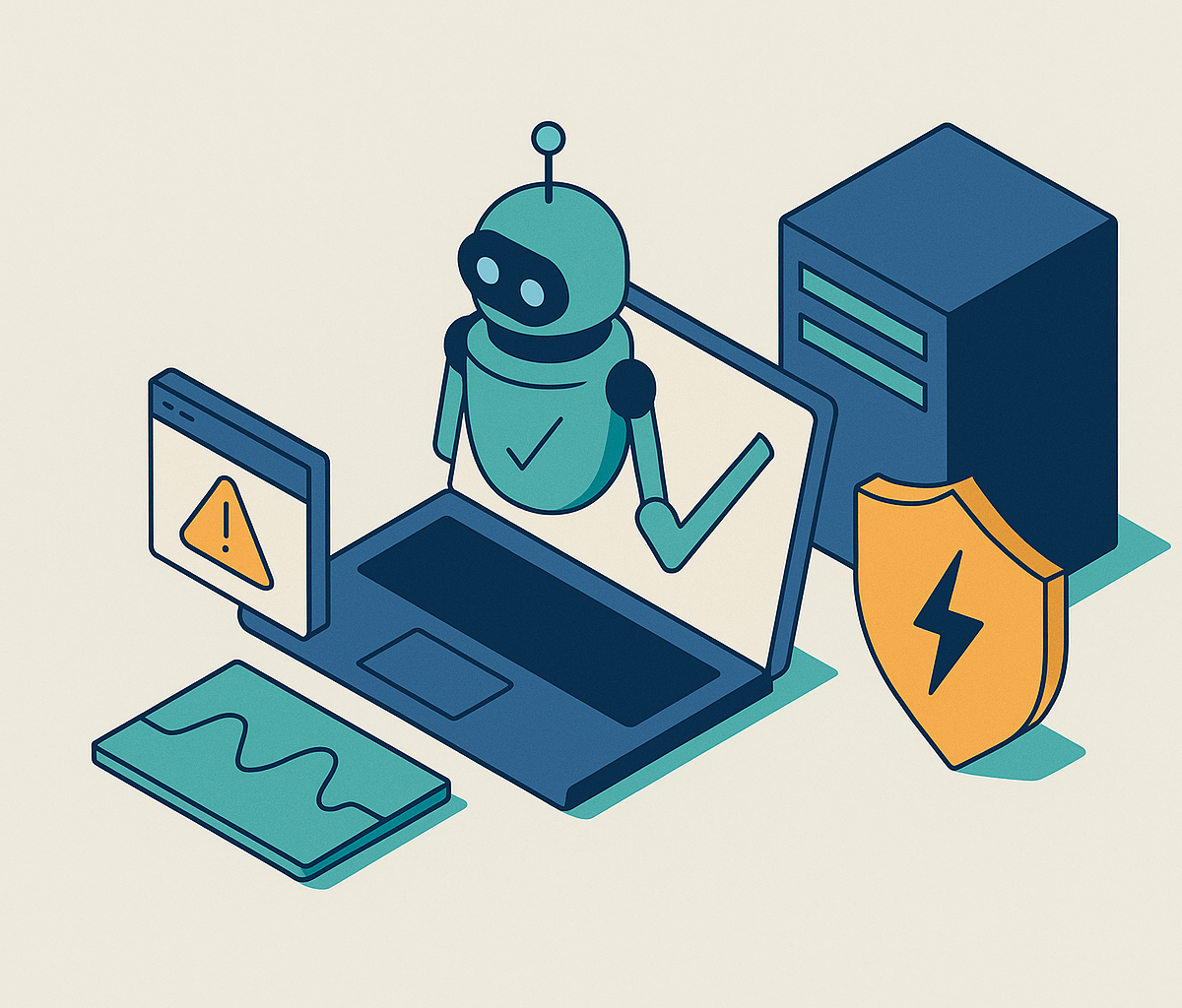 Cover illustration for “Autonomous Web Agent Reliability and Error Recovery”
