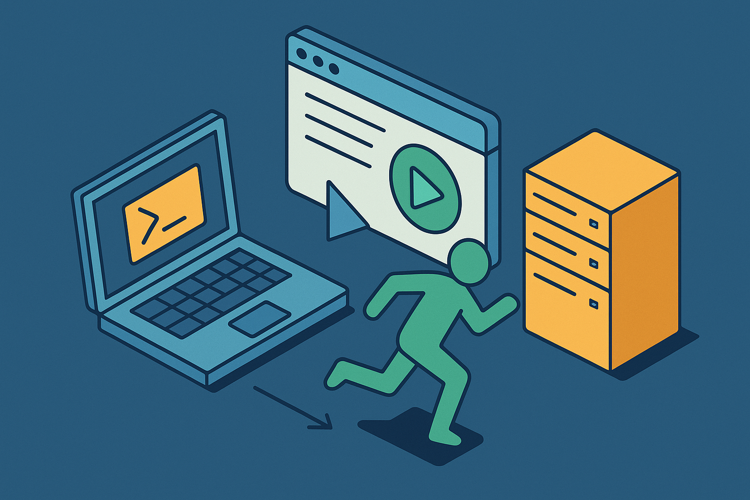 Cover illustration for “Running Headless Browser Tests in a CI Pipeline”