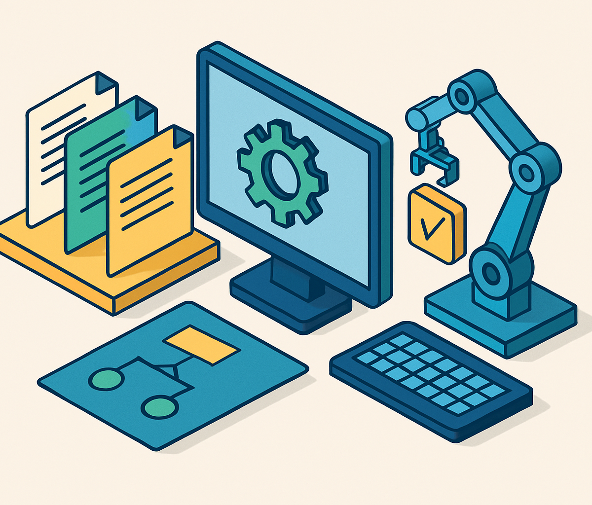 Cover illustration for “What Are Agentic Workflows in Test Automation”