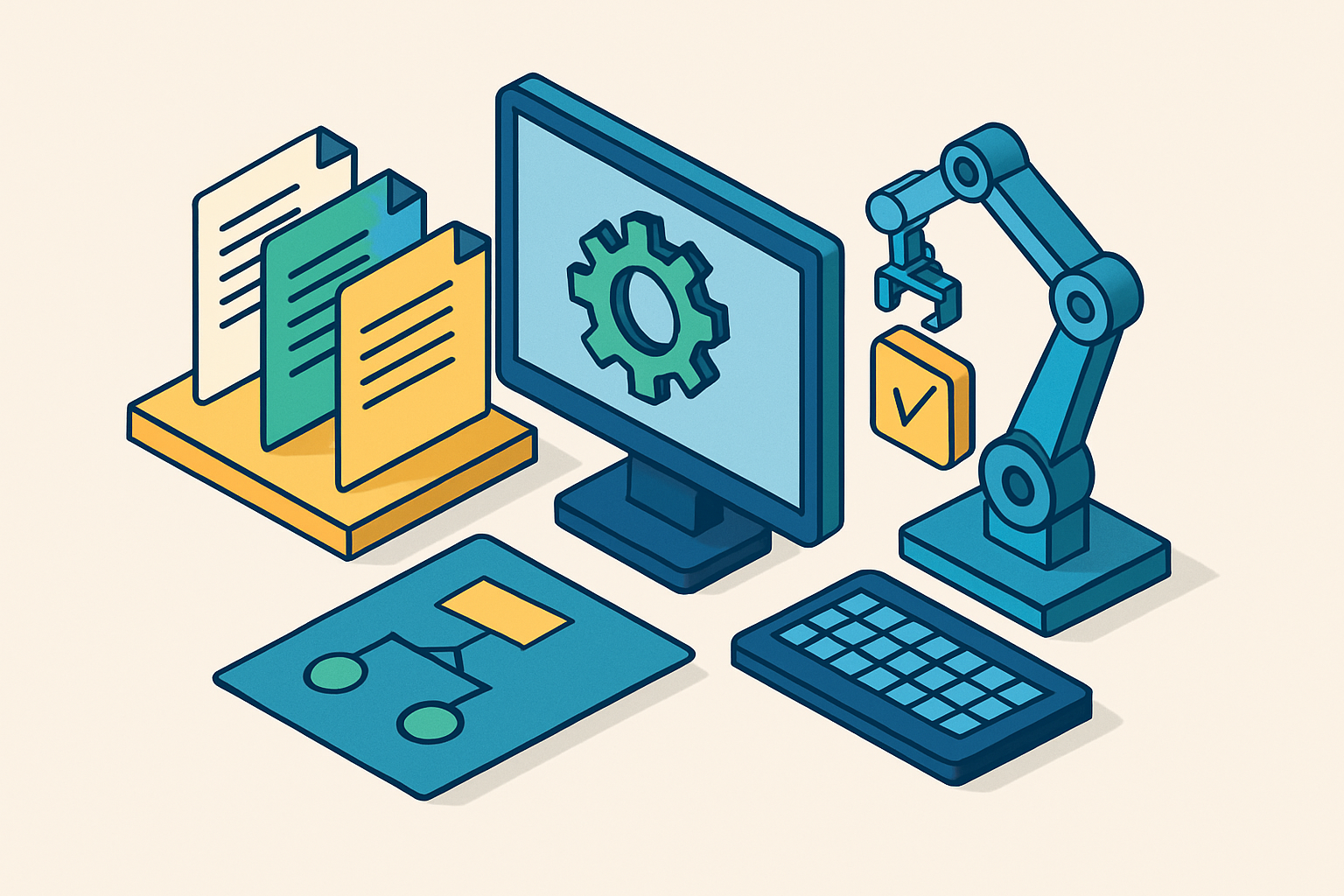 Cover illustration for “What Are Agentic Workflows in Test Automation”