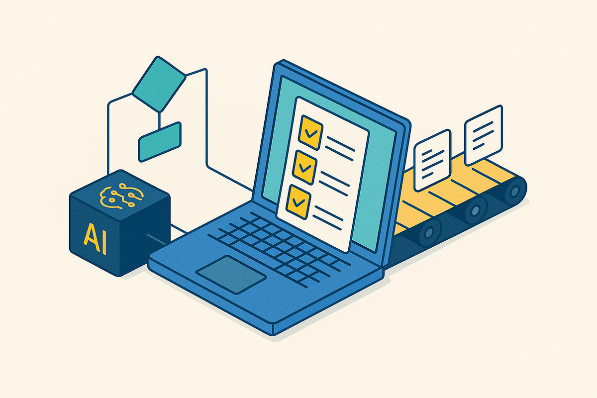 Cover illustration for “End-to-End Testing with AI-Generated Test Cases”