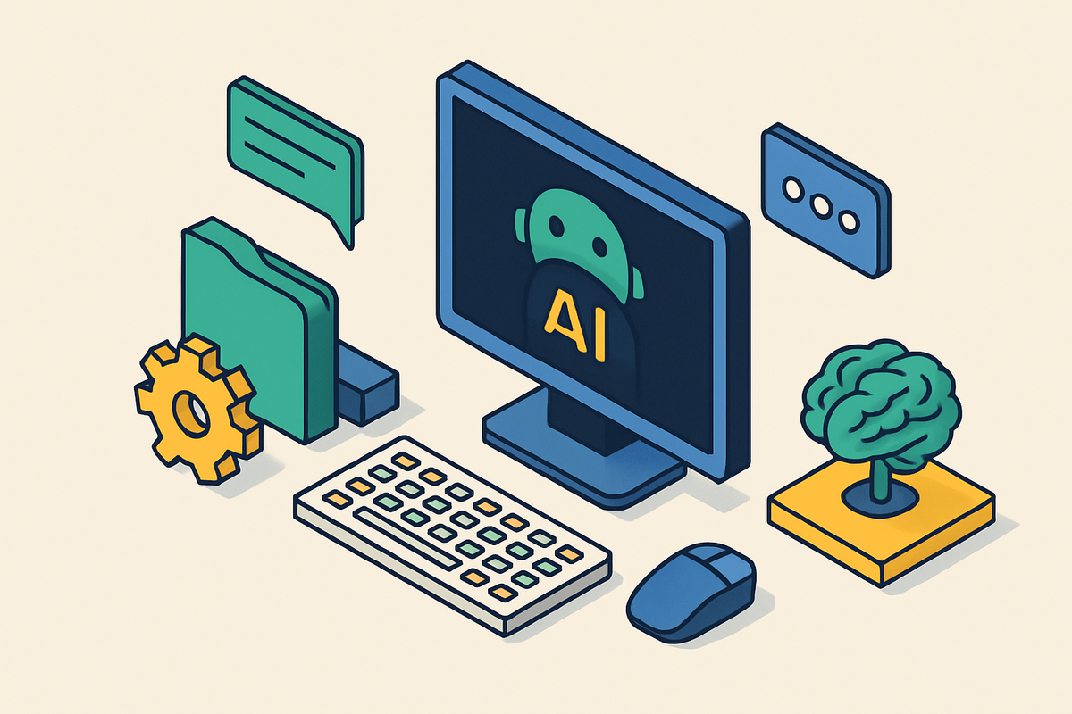 Cover illustration for “What Are Agentic AI Tools”
