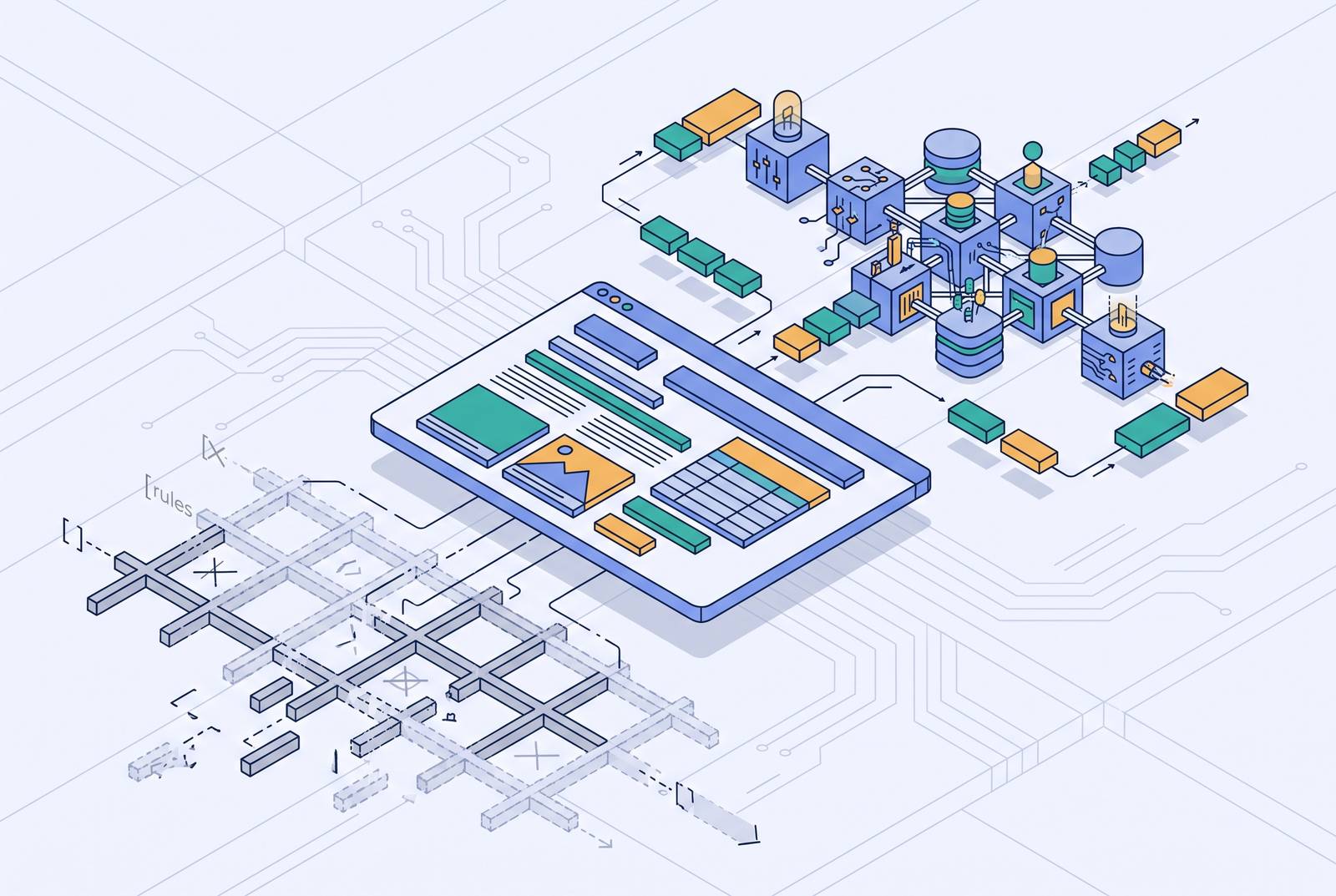 Cover illustration for “How ML Improves Web Scraping Beyond Rule-Based Selectors”