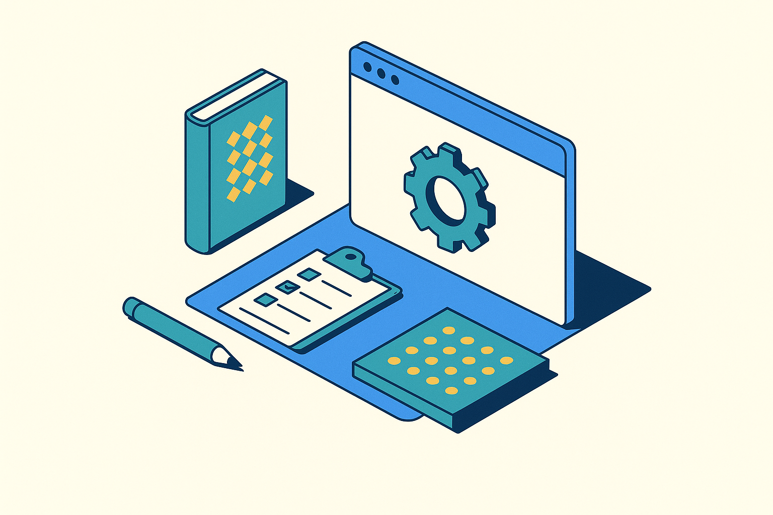 Cover illustration for “Agentic Design Patterns for Browser-Based Tasks”