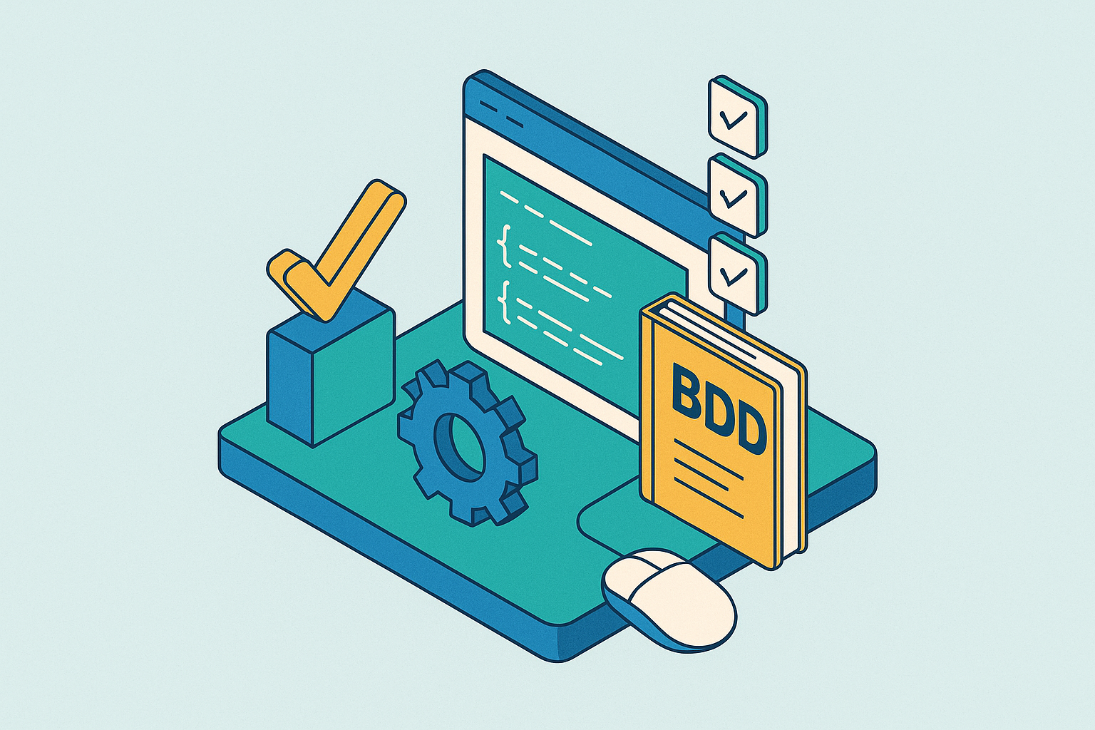 Cover illustration for “Behavior Driven Development in Browser Test Automation”