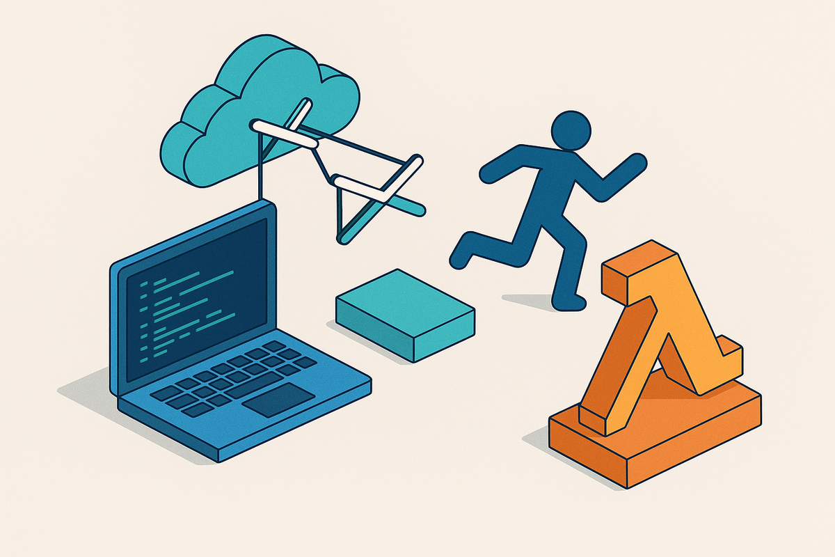 Cover illustration for “Running Puppeteer on AWS Lambda”
