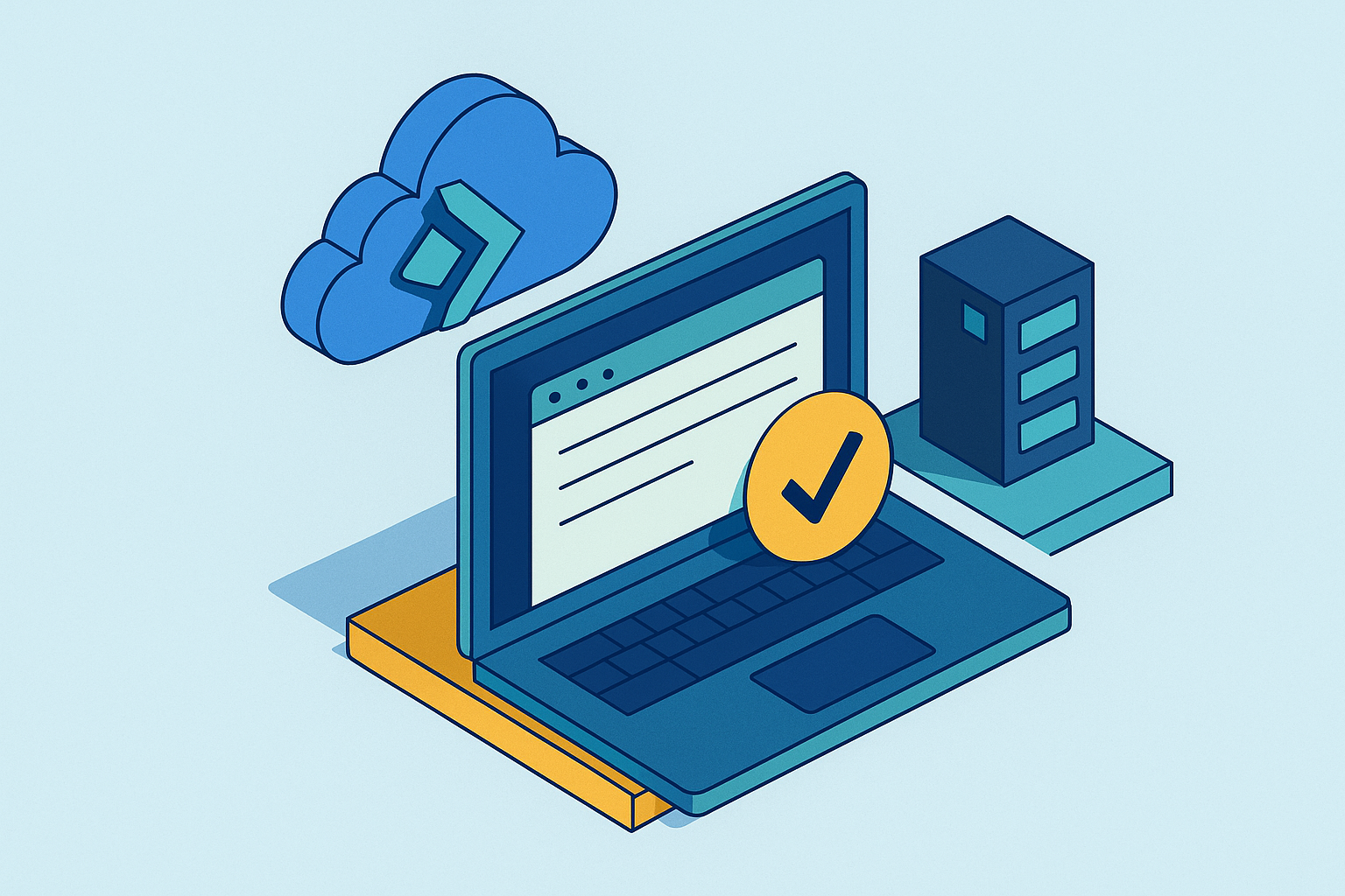 Cover illustration for “Playwright on Google Cloud Run”