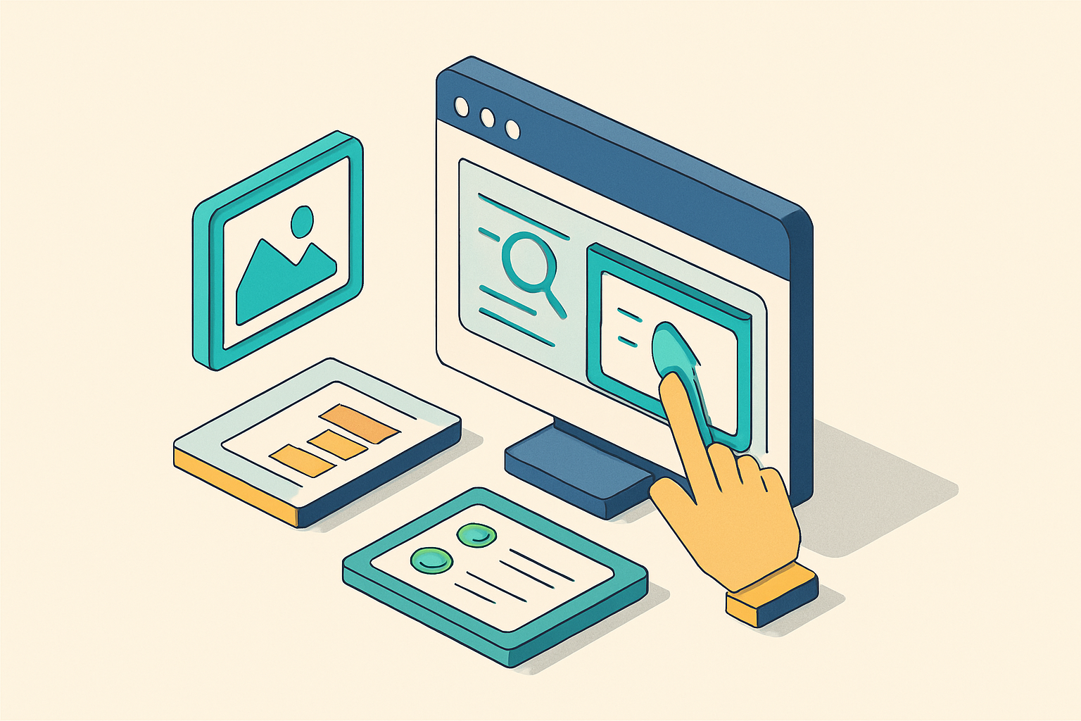 Cover illustration for “Replacing Screenshot-Analyze-Click Loops with Structured Browser Actions”