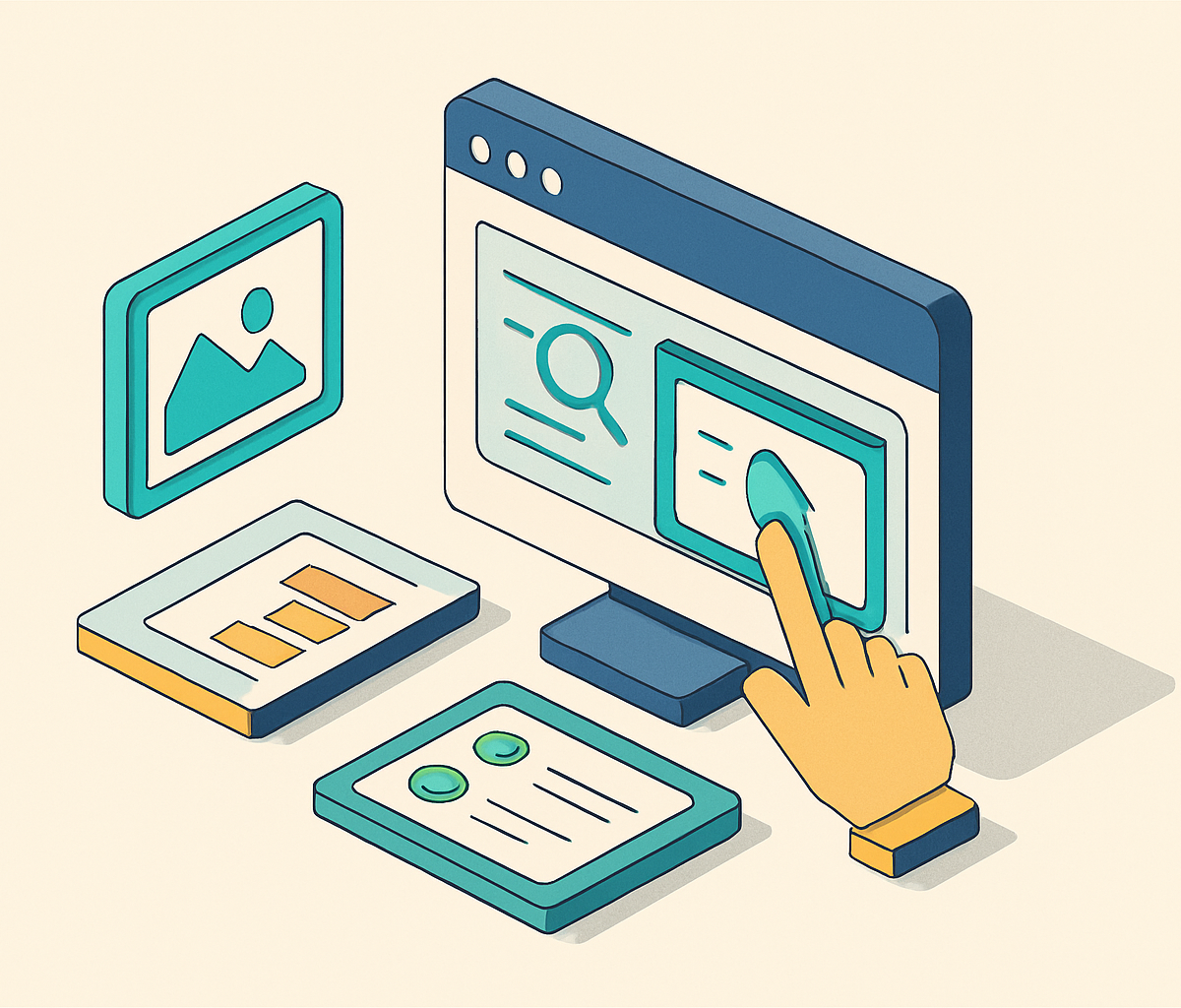 Cover illustration for “Replacing Screenshot-Analyze-Click Loops with Structured Browser Actions”