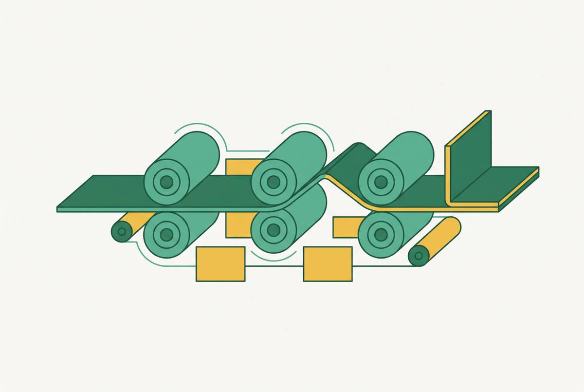 Cover illustration for “Roll Forming for Extruded-Profile Alternatives in Sheet Metal”
