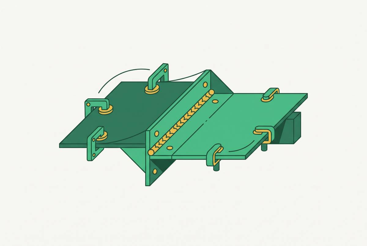 Cover illustration for “Weld Distortion Control in Sheet Metal Fabricated Assemblies”
