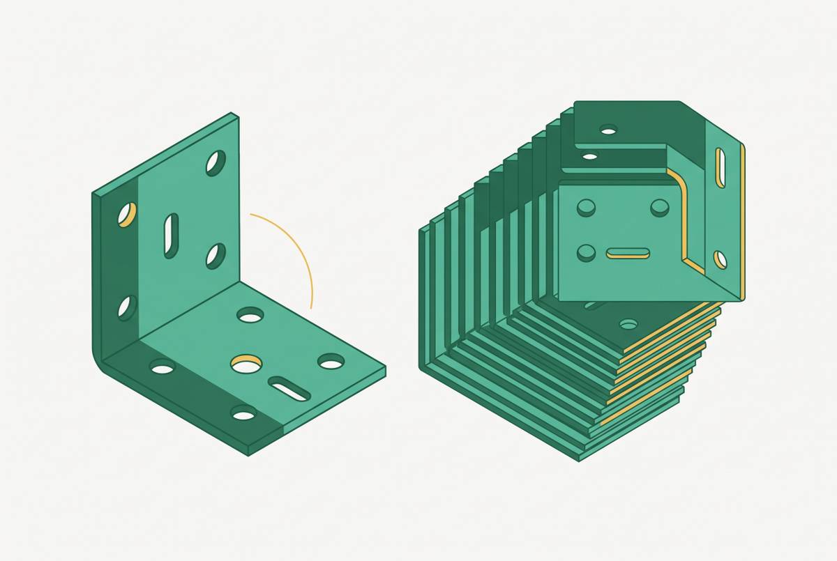 Cover illustration for “Sheet Metal Fabrication Cost Drivers at Prototype vs. Production Volumes”