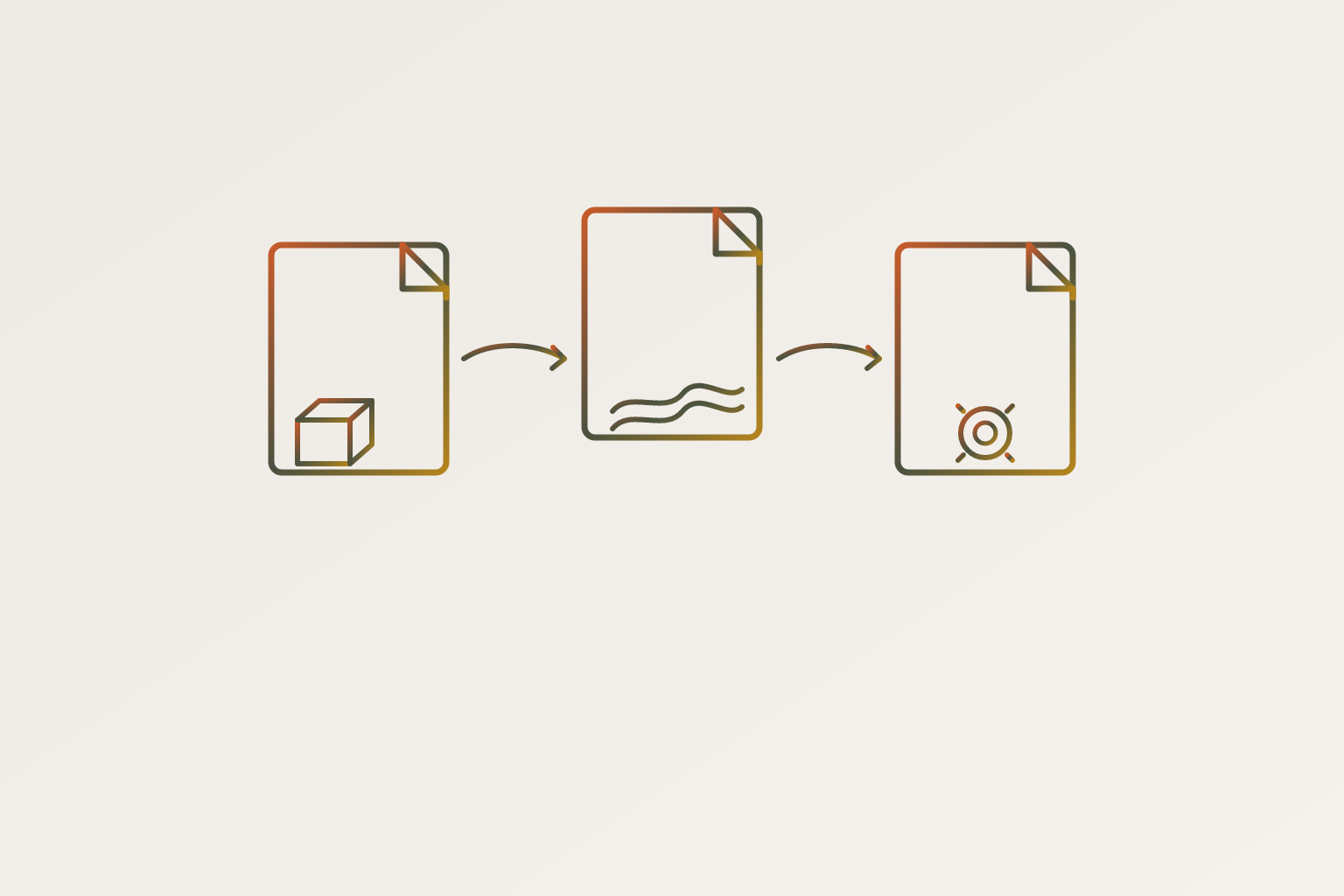 Cover illustration for “STEP vs IGES vs Native CAD Files for Manufacturing Quotes”