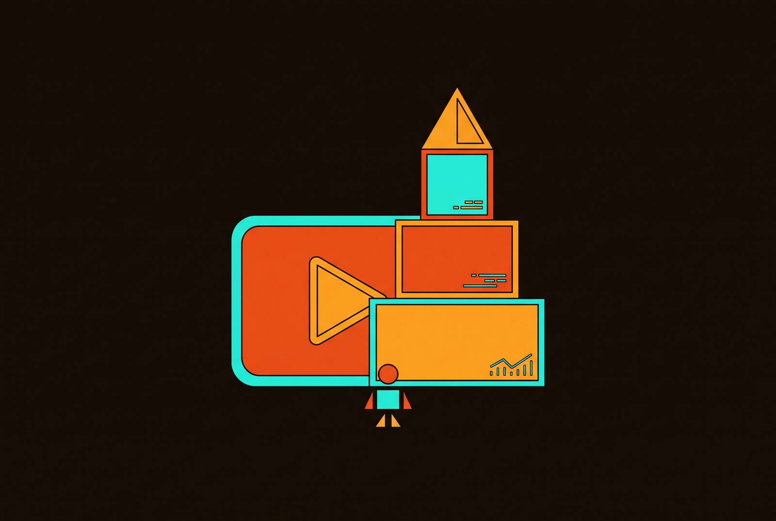 Cover illustration for “Elevator Pitch Video Structure for SaaS Founders”