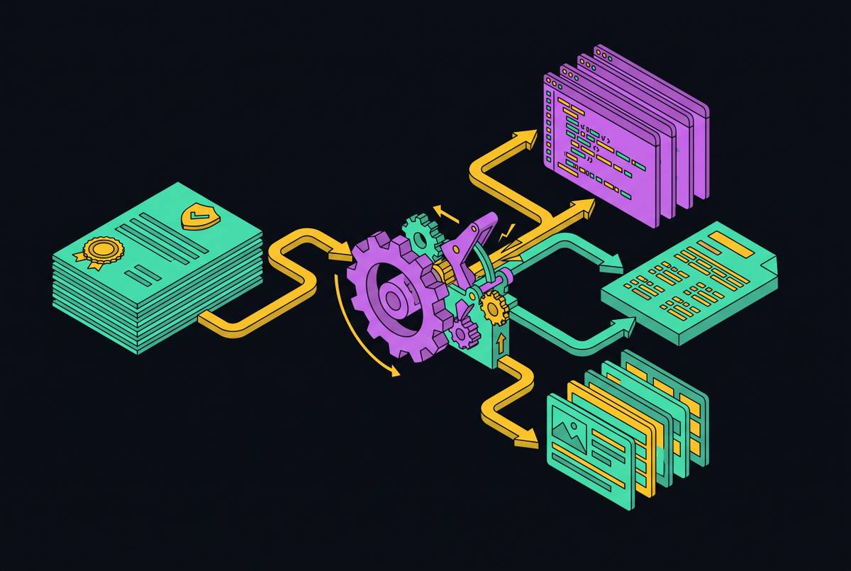 Cover illustration for “Regulatory Updates as Content Triggers for Developer Products”