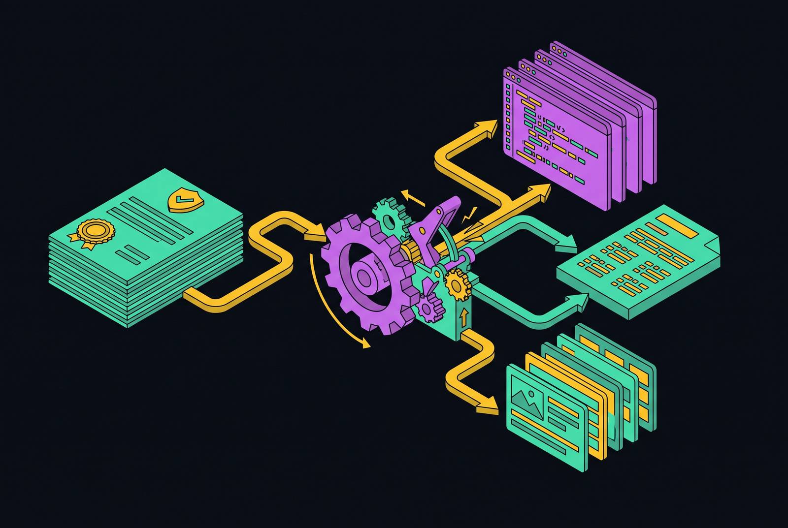 Cover illustration for “Regulatory Updates as Content Triggers for Developer Products”