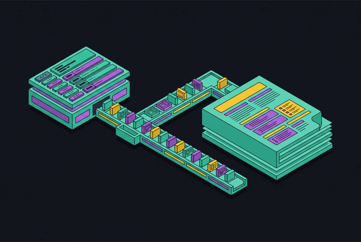 Cover illustration for “Turning API Spec Changes Into Published Content”