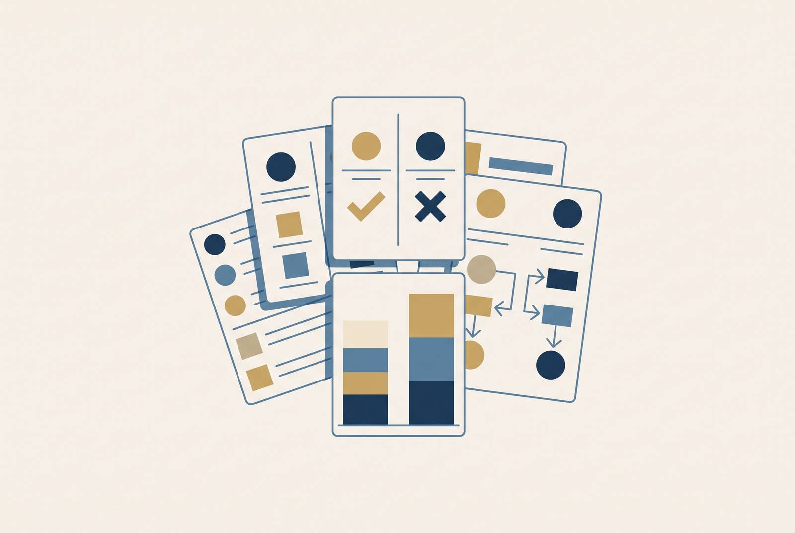 Cover illustration for “Sales Battlecard Templates for Competitive Positioning”