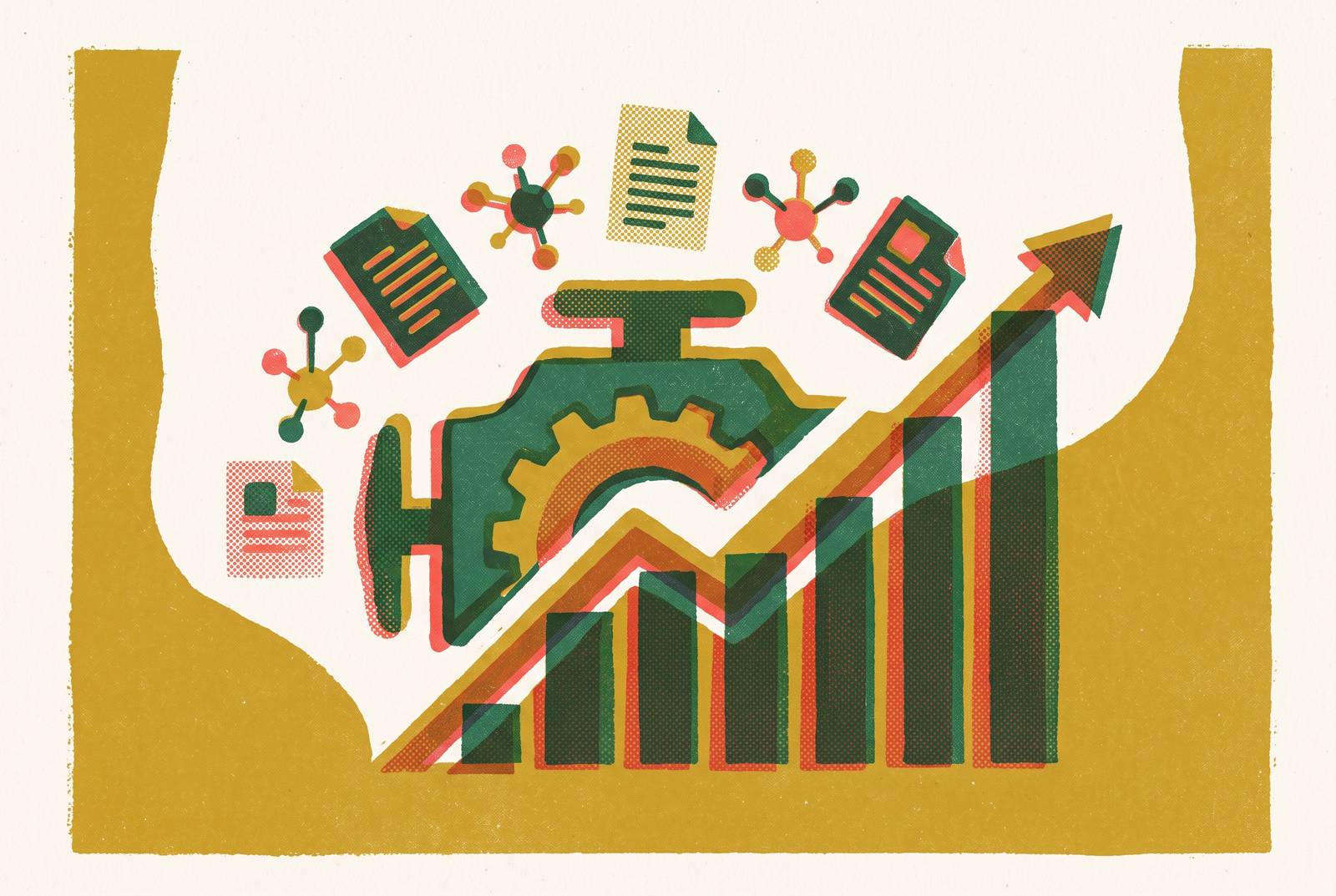 Cover illustration for “AI Content Engine ROI Measurement for Marketing Programs”