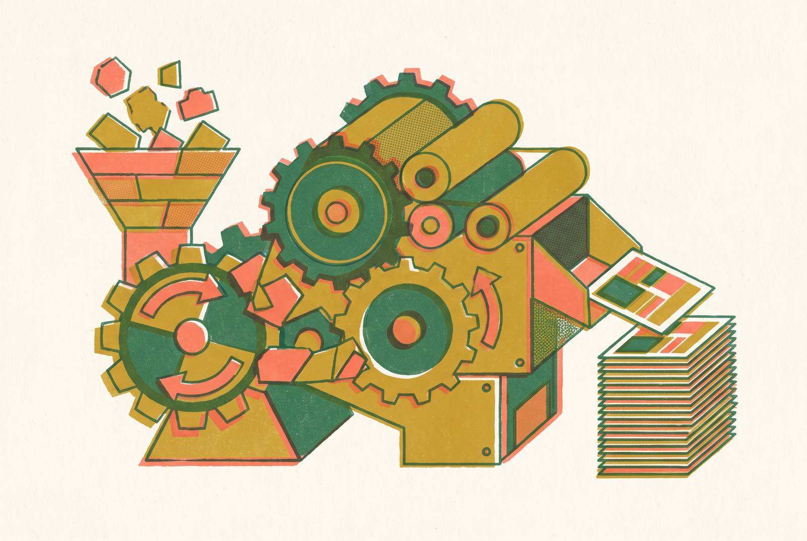 Cover illustration for “Scaling Content Production With an AI Engine Without Losing Quality”