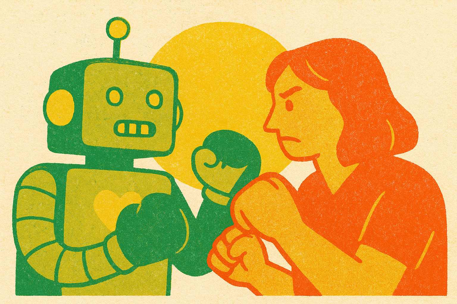 Cover illustration for “Fan Engagement Bots Versus Community Managers”