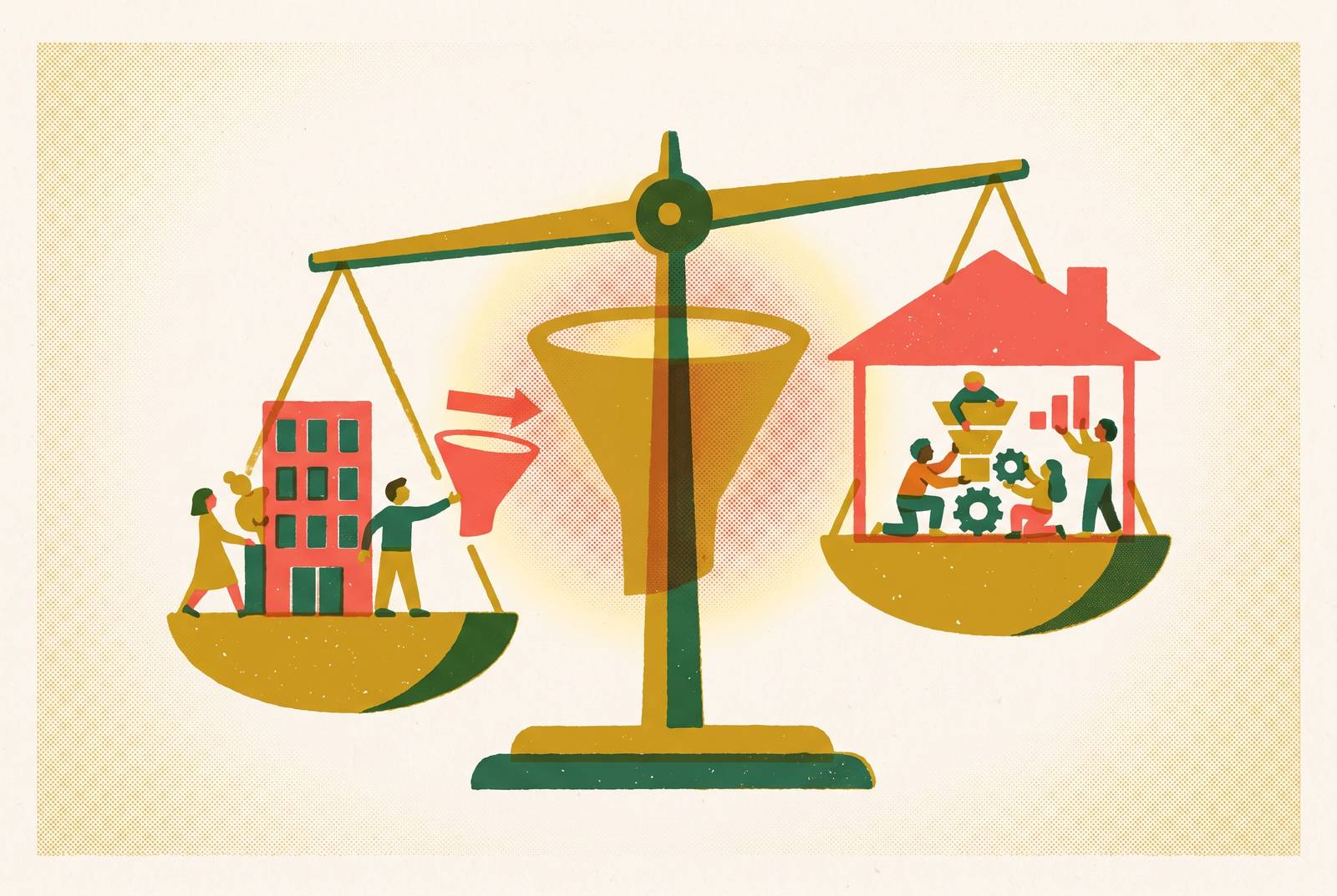 Cover illustration for “When to Hire a CRO Agency vs Build the Capability In-House”