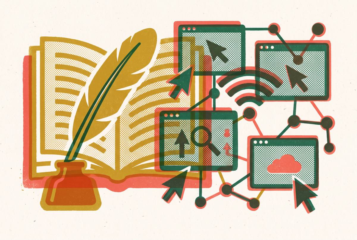 Cover illustration for “Content Marketing vs Digital Marketing”