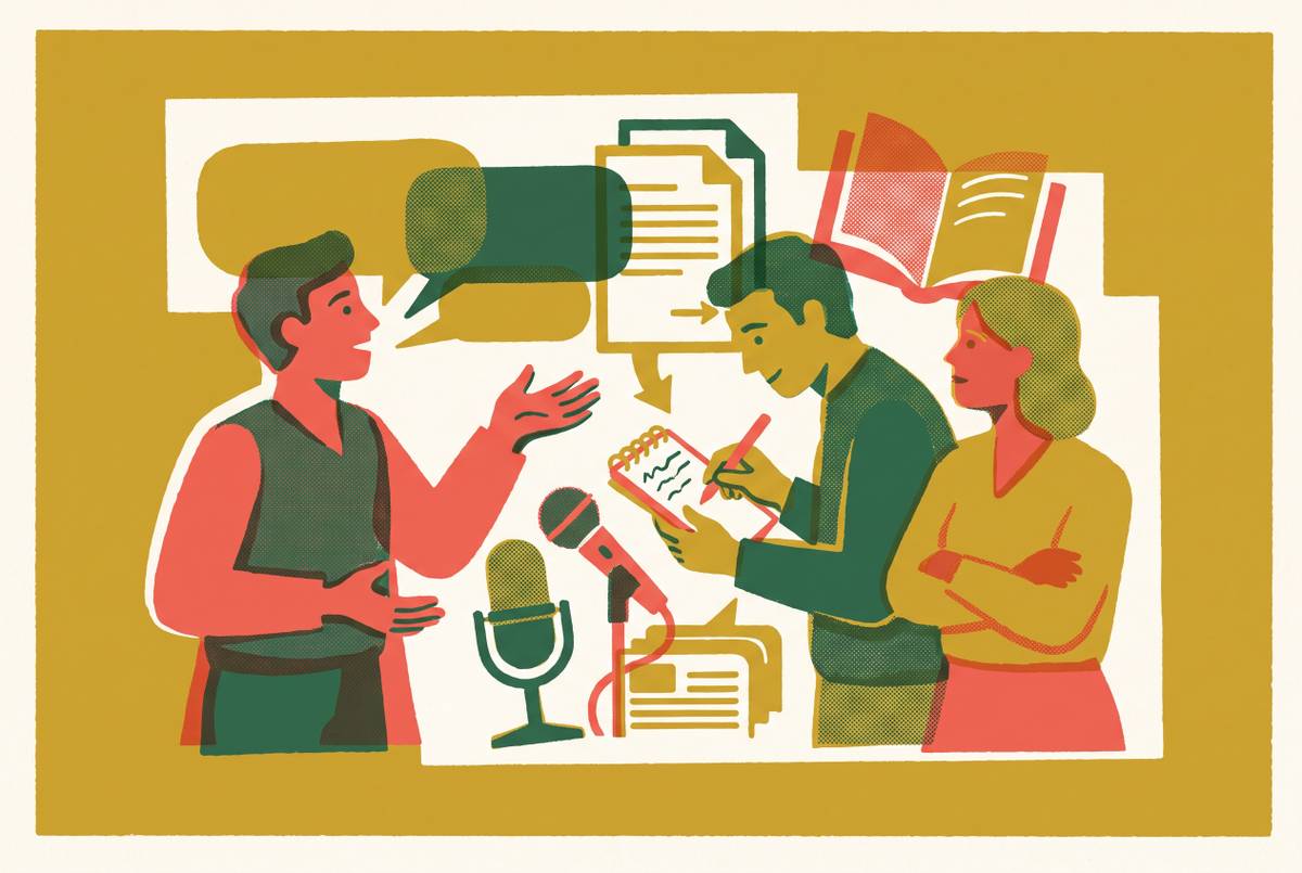 Cover illustration for “Internal Subject Matter Expert Interviews for Content Production”