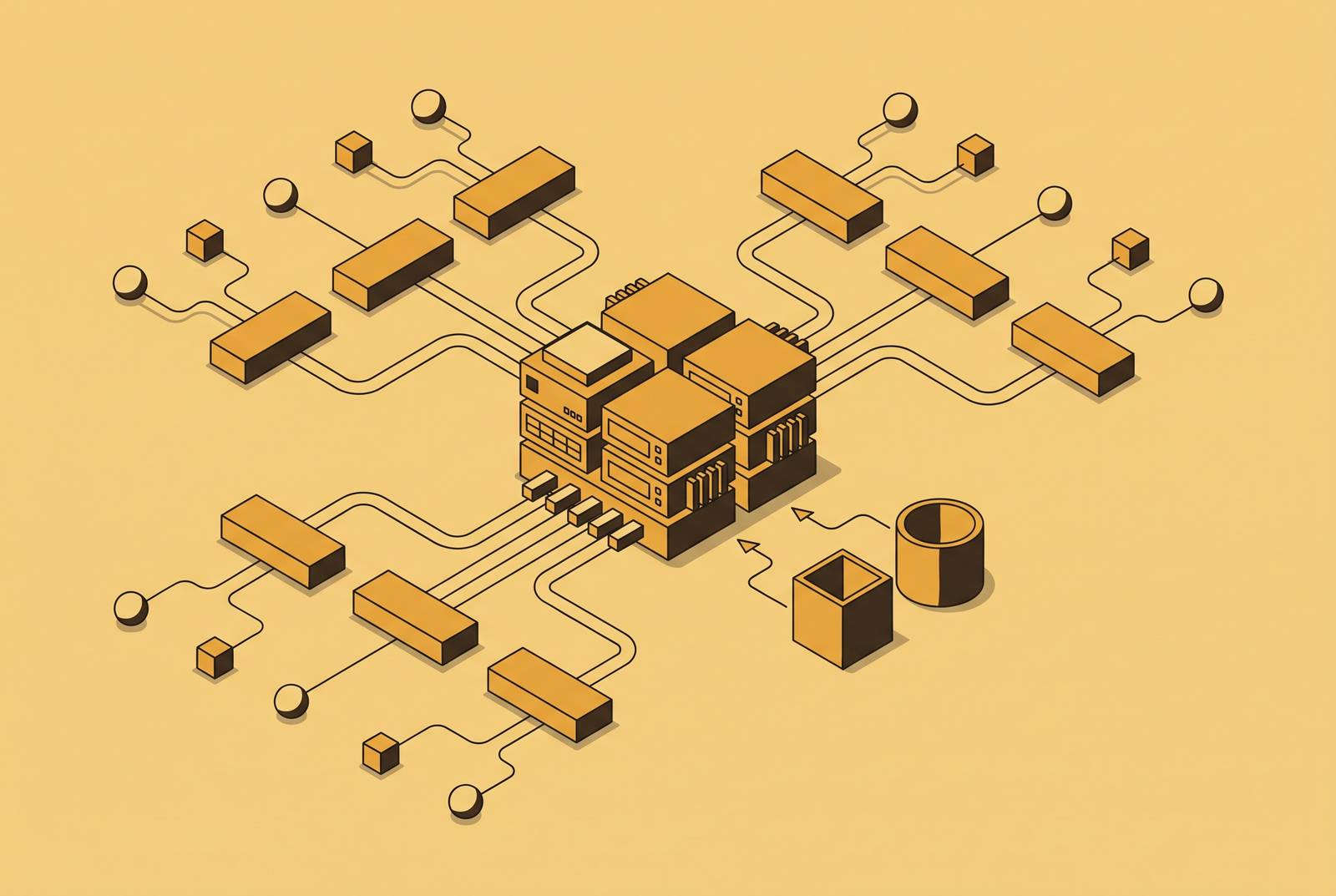 Cover illustration for “AI Model Serving Frameworks for Production APIs”