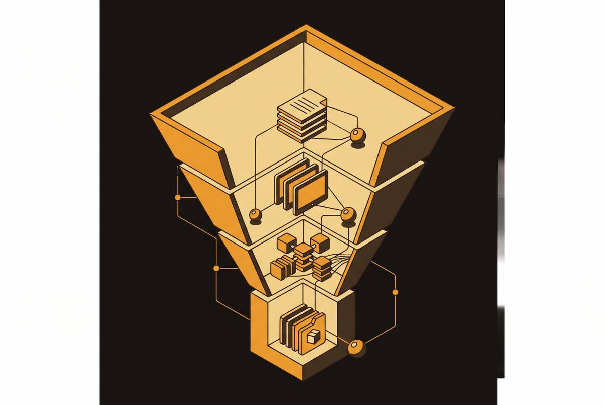 Cover illustration for “Content Marketing Funnel Mapping for B2B SaaS”