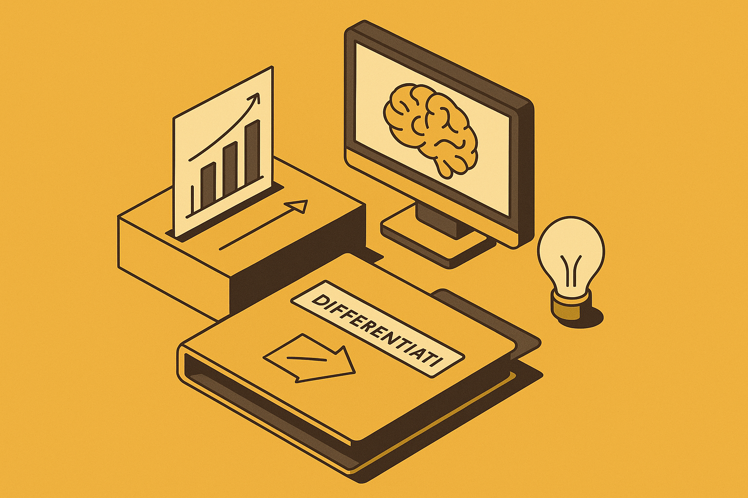 Cover illustration for “Content Differentiation Strategy in AI-Saturated Niches”