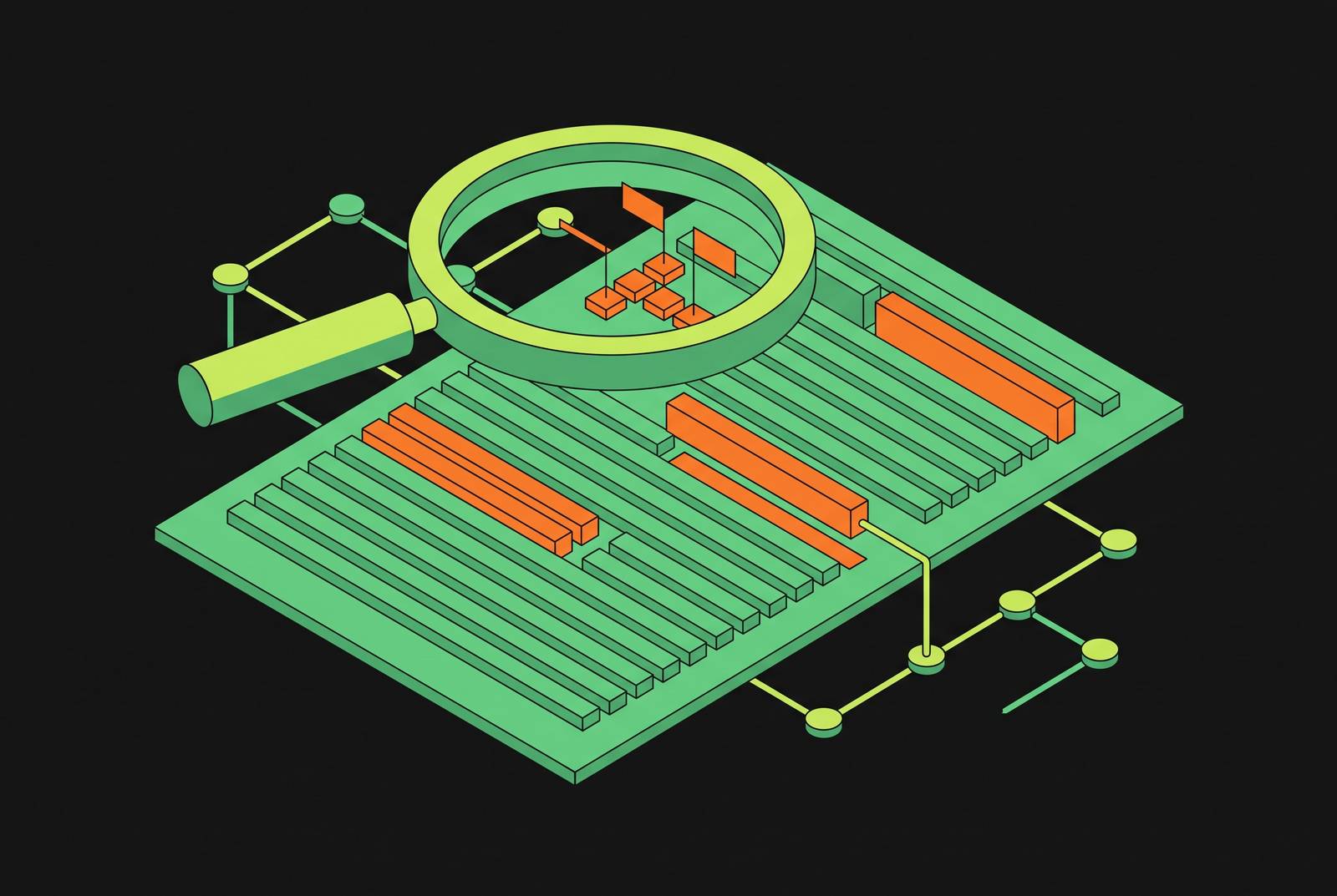 Cover illustration for “Filler Pattern Detection in AI-Generated Drafts”