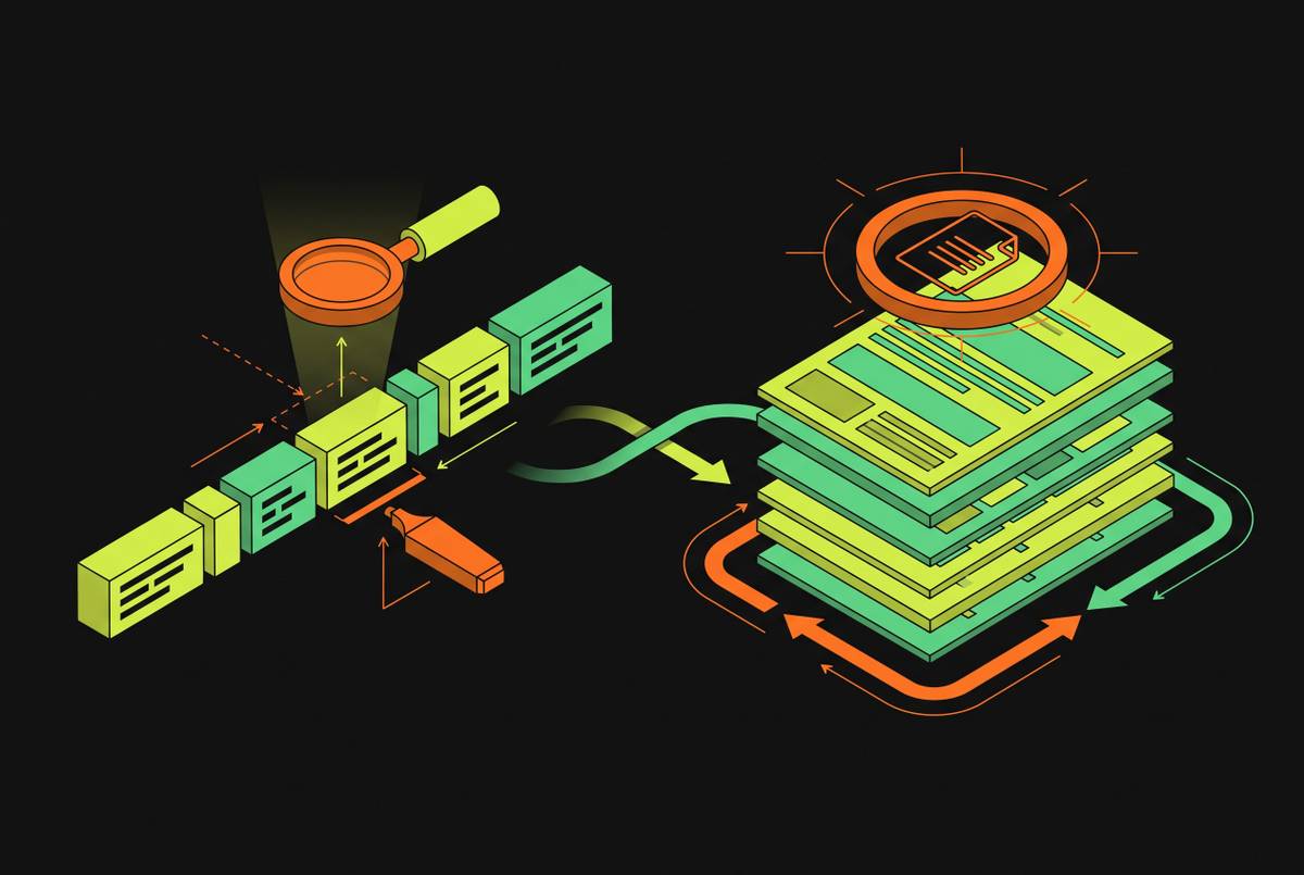 Cover illustration for “Line-Level vs Document-Level AI Writing Review”