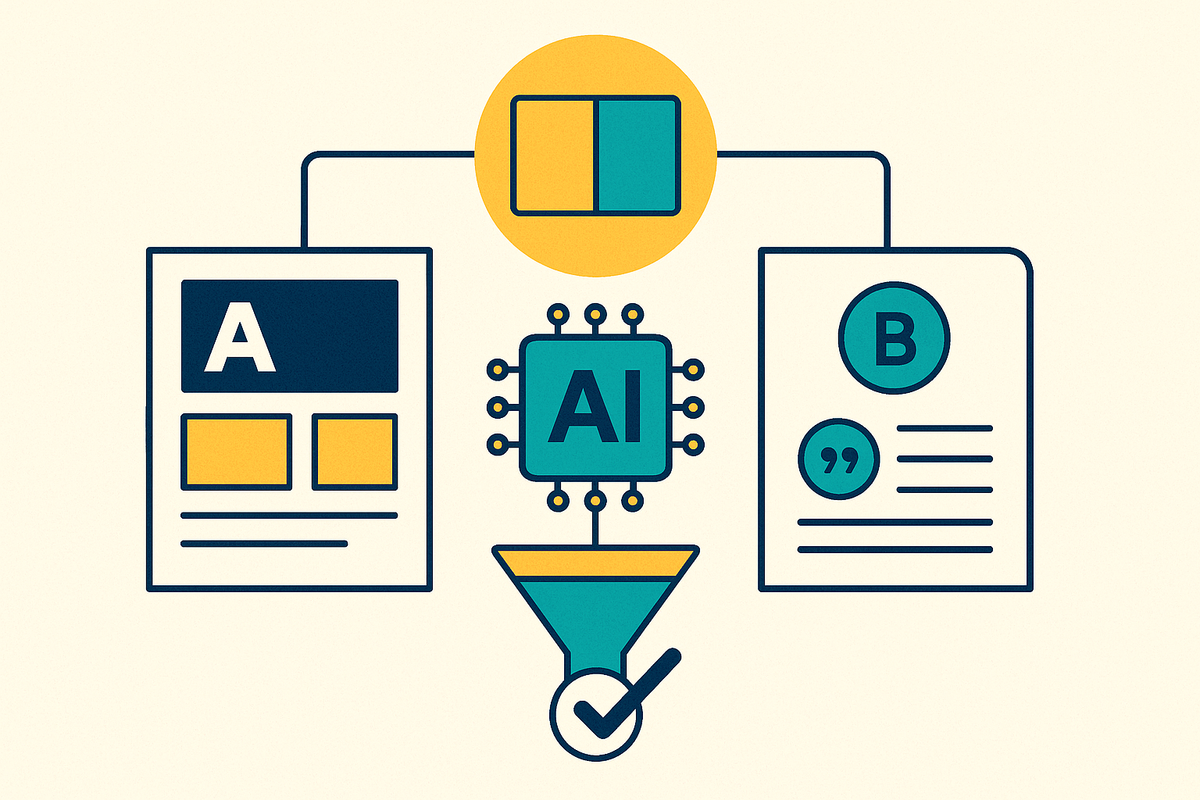Cover illustration for “A/B Testing Content Formats for AI Citation Rate”