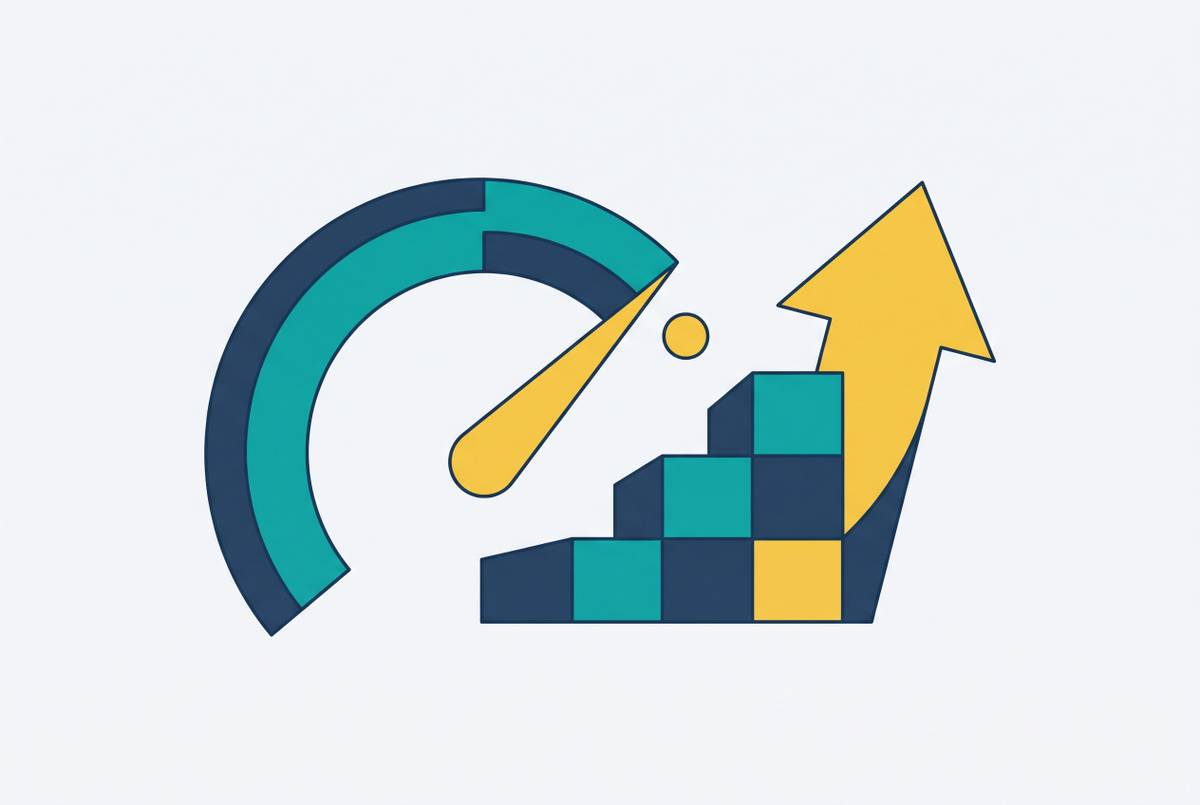 Cover illustration for “Content Velocity Benchmarks for Competitive AEO Programs”