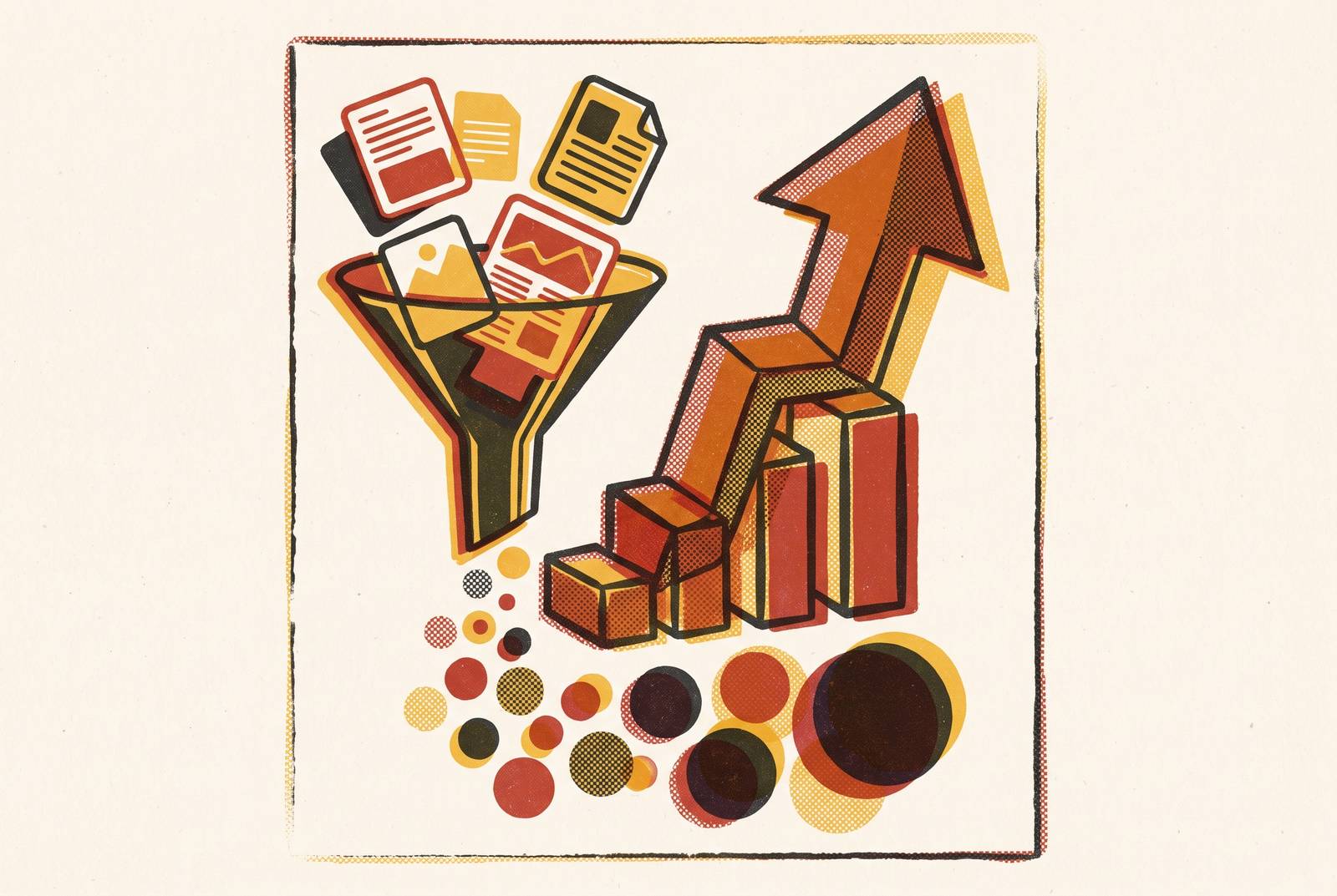 Cover illustration for “B2B Content Campaign Case Studies That Actually Converted”