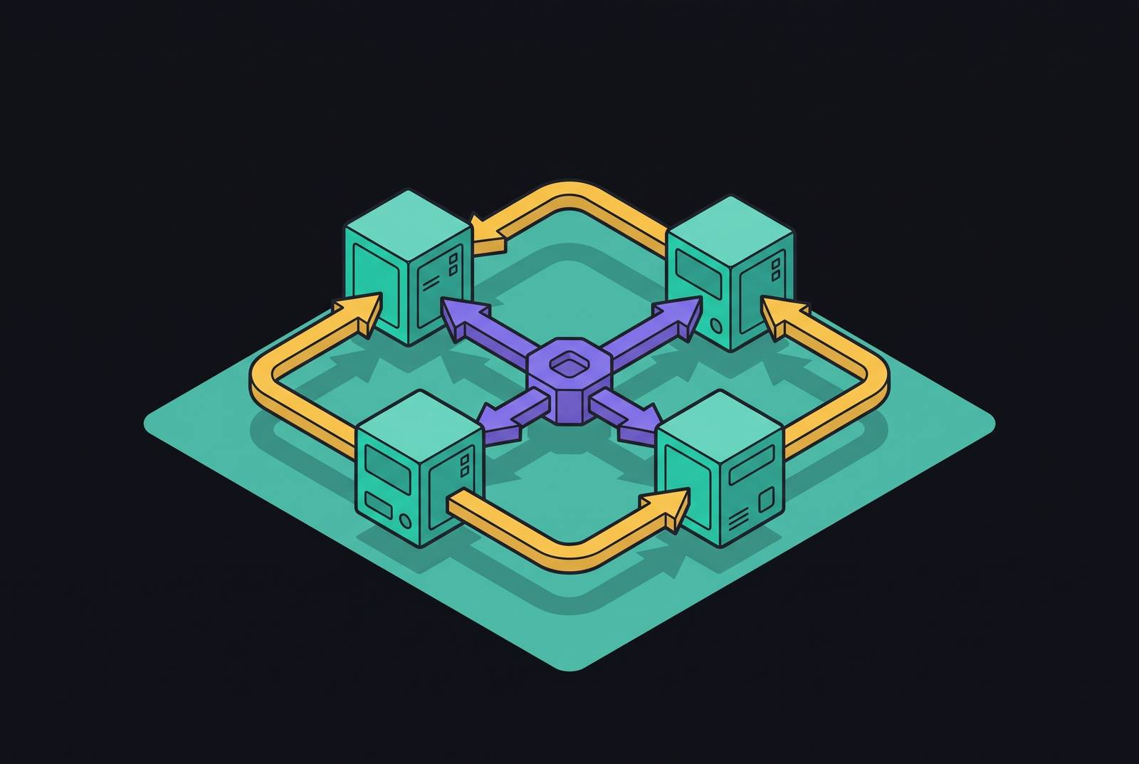 Cover illustration for “Feedback Loop Architectures for Multi-Agent Production Systems”